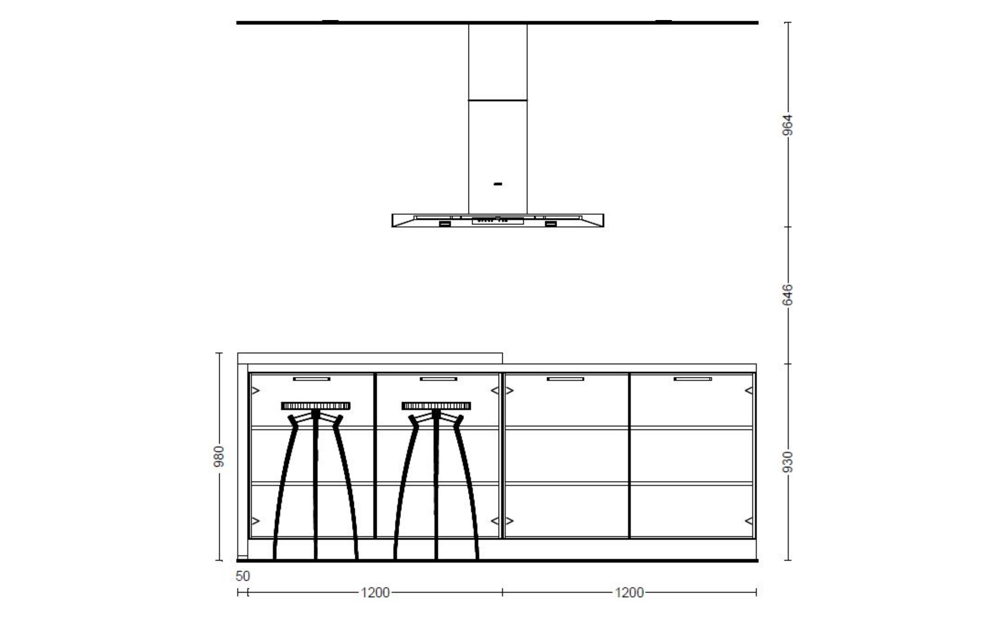 Einbauküche Structura, Eiche sierra-Nachbildung, inklusive AEG Elektrogeräte
