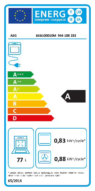 Einbauküche Esilia, graphitschwarz, inklusive AEG Elektrogeräte