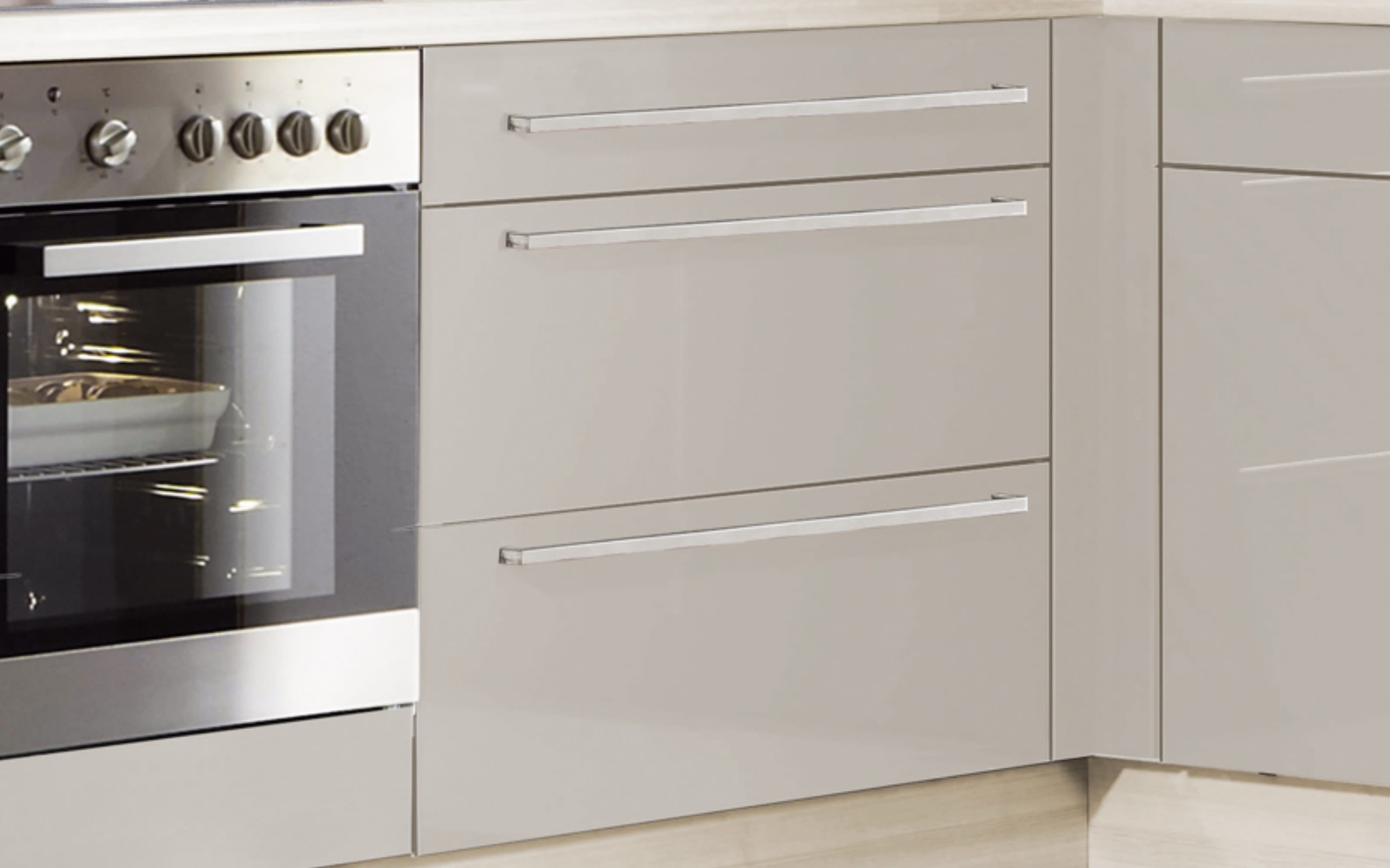 Einbauküche IP4000, champagner, inklusive Privileg Elektrogeräte online