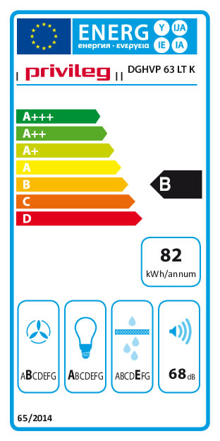 Einbauküche IP 4050, onyx grau Hochglanz, inkl. Privileg Elektrogeräte