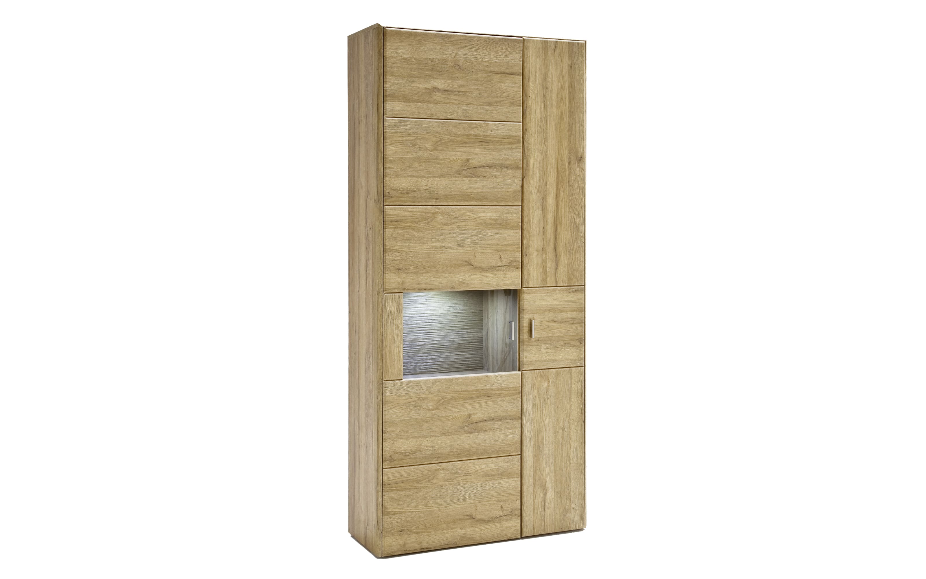 Kombi-Vitrine Florenz in Grandson-Oak-Nachbildung