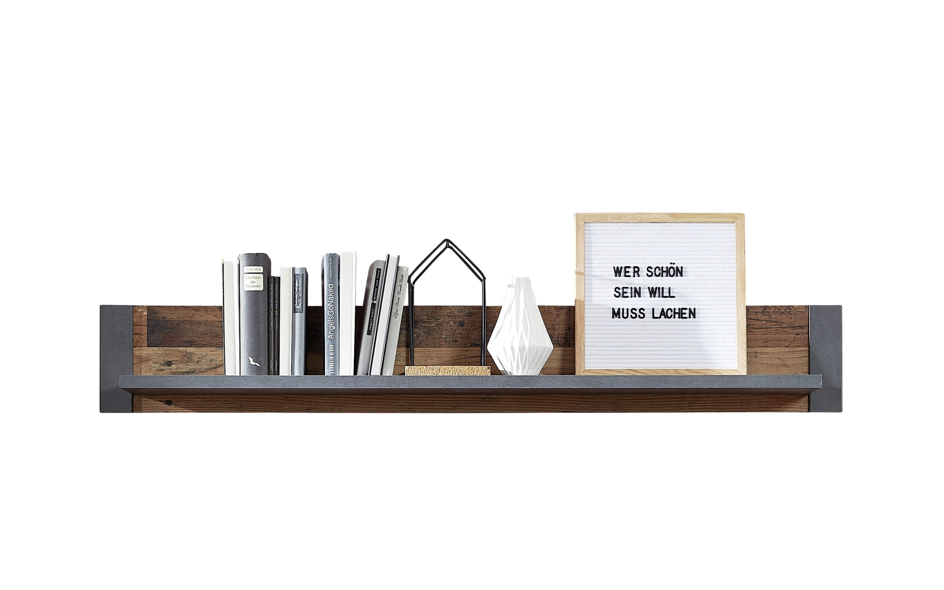 Wandboard Cardiff, Used Style Dark, Matera-Nachbildung
