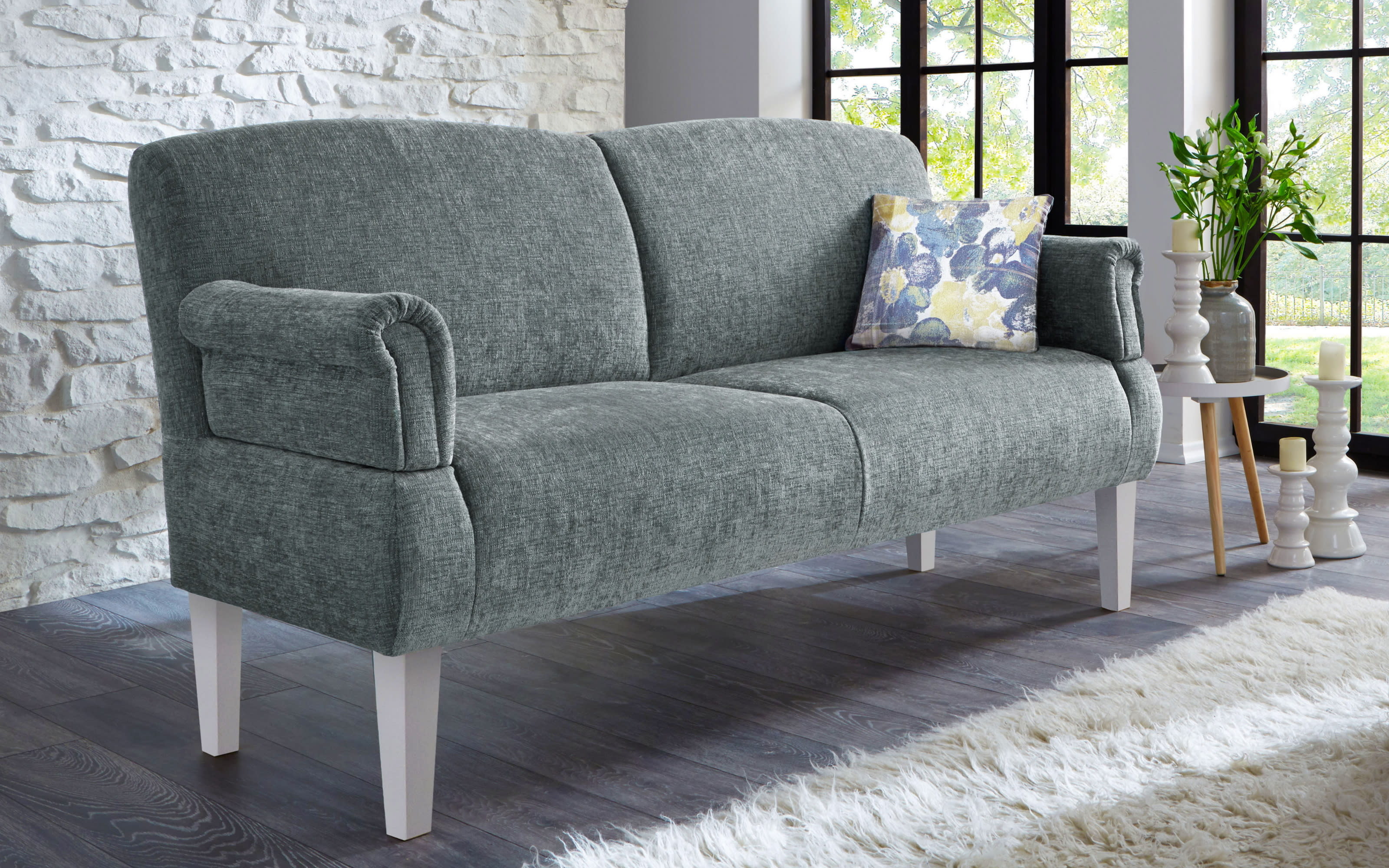 Sofa Paisley in mint, inklusive Armlehnenverstellung online bei Hardeck