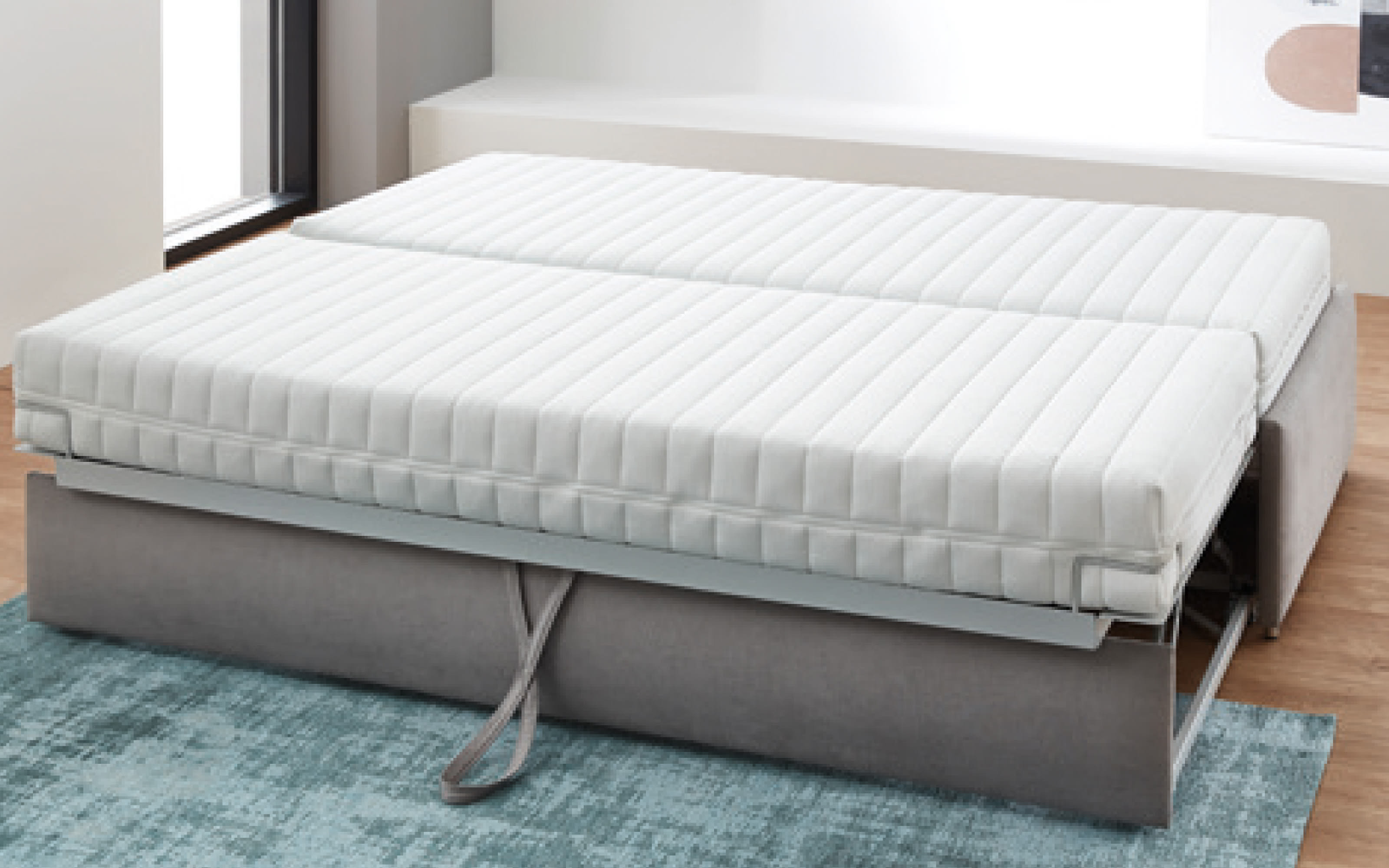Schlafsofa Twin In Grau Liegefl che Ca 170 X 200 Cm Online Bei 