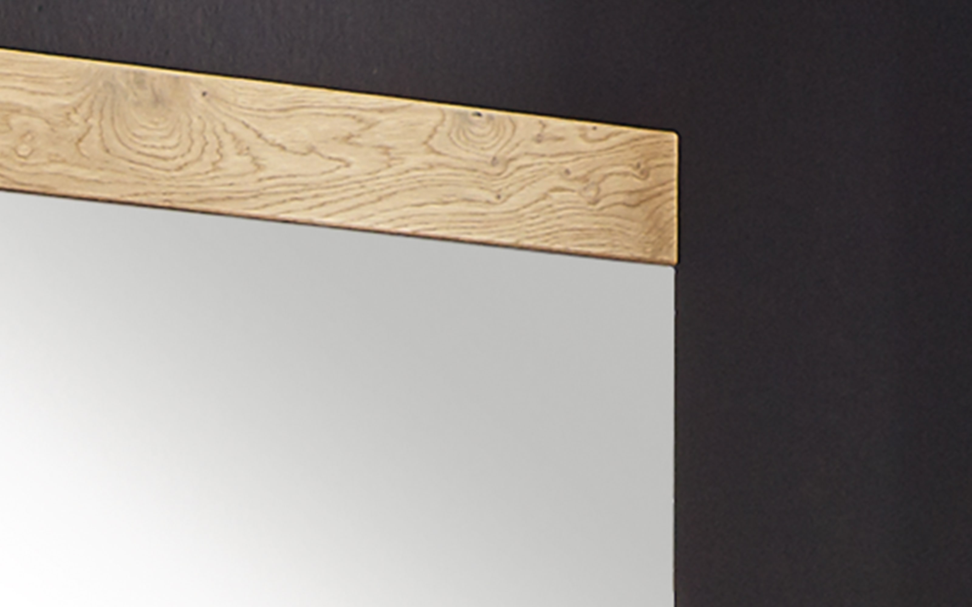 Spiegel Levio Set 2 aus Balkeneiche, 59 x 83 cm