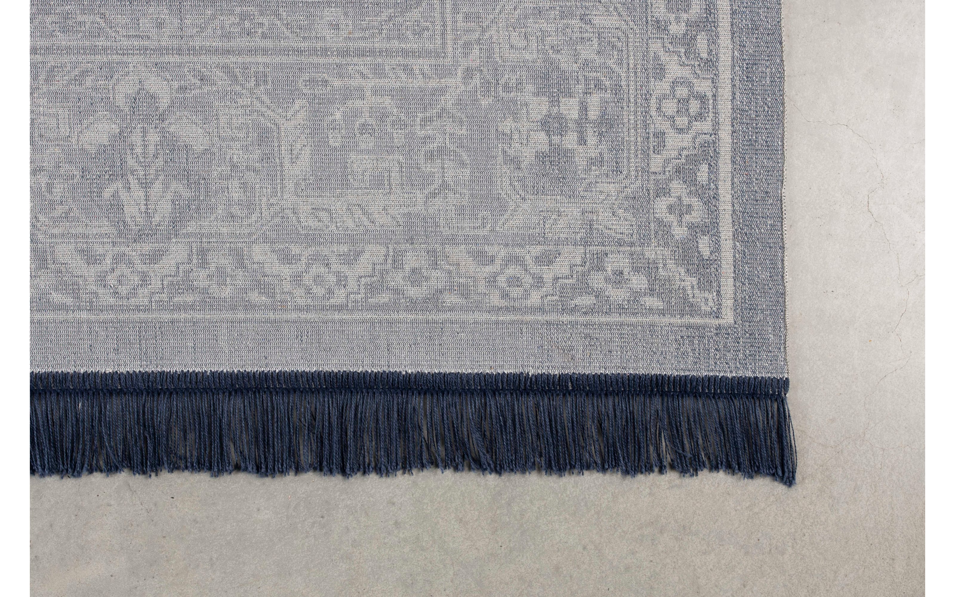 Teppich Reza in blau, 160 x 230 cm