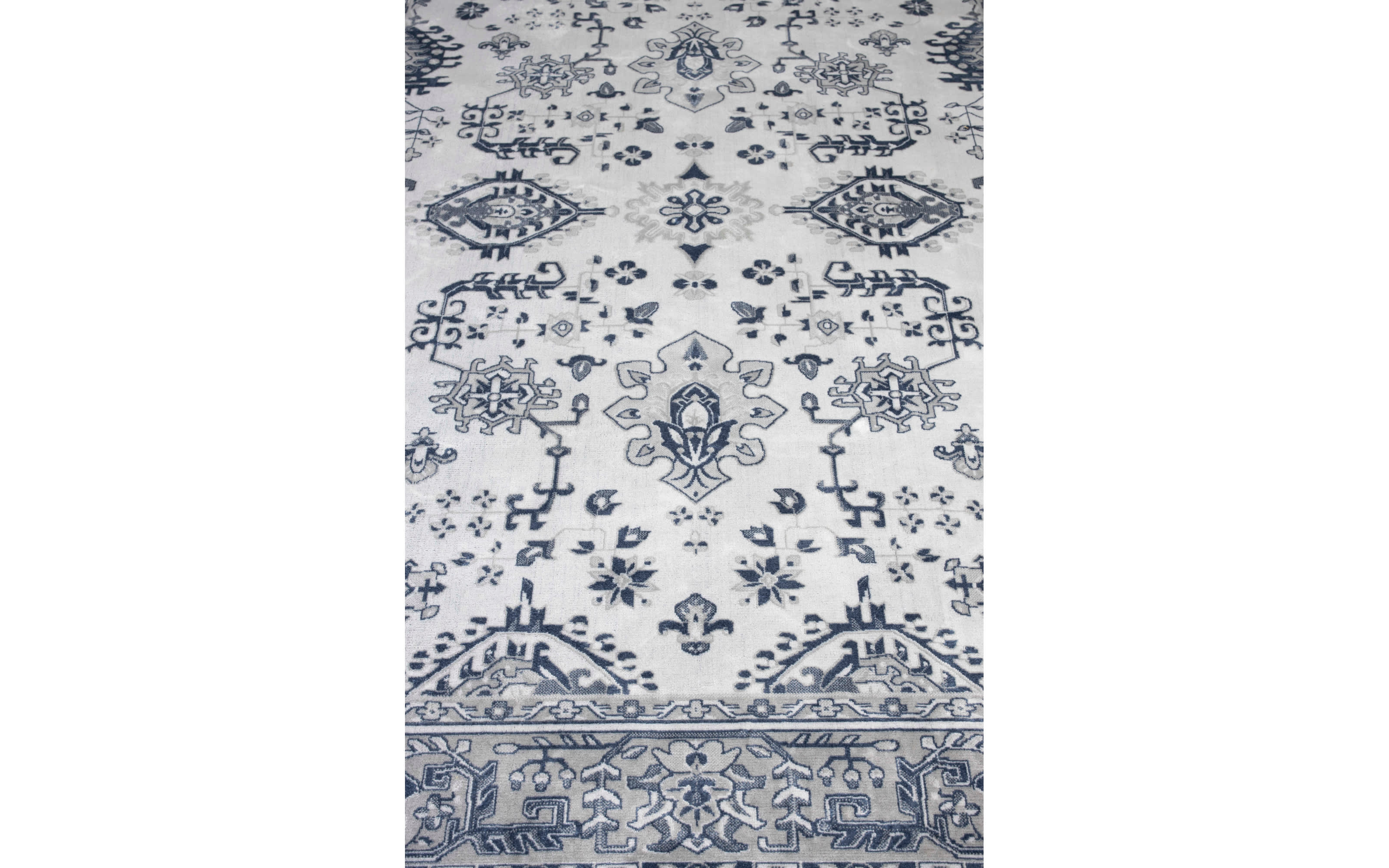 Teppich Reza in blau, 160 x 230 cm