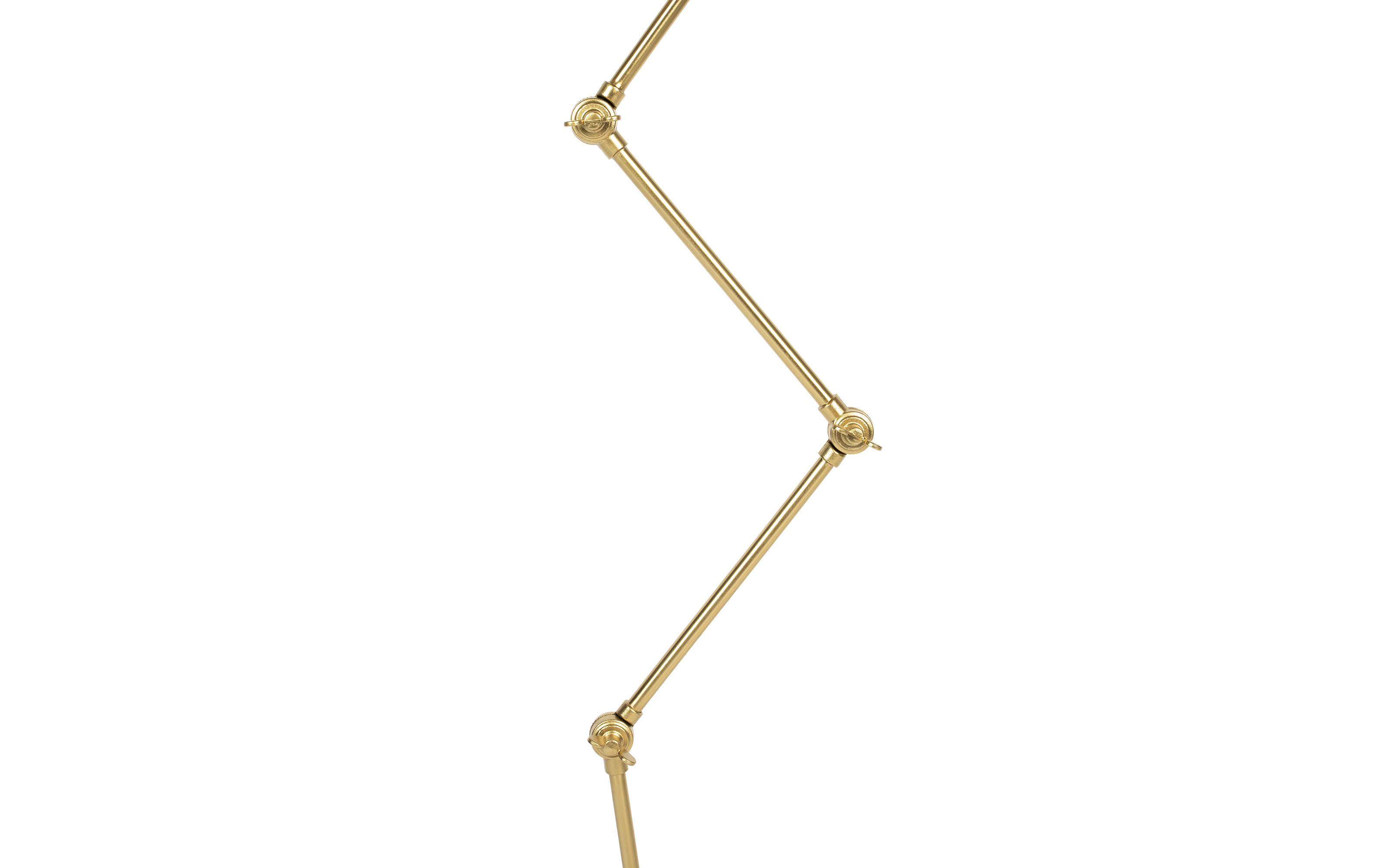 Standleuchte Xavi in messing, 154 cm