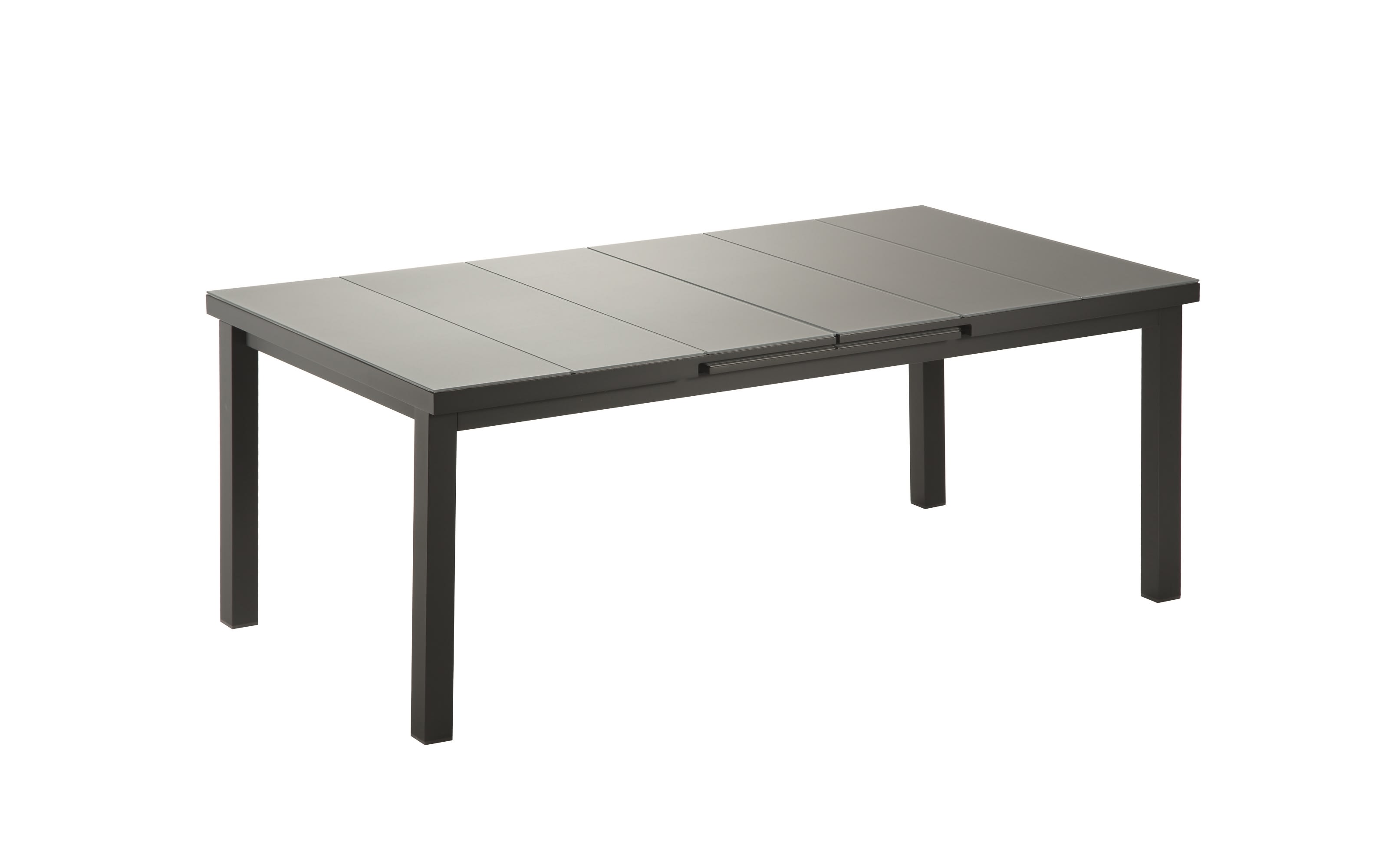 Gartentisch Nancy in schwarz/anthrazit, ausziehbar online bei Hardeck