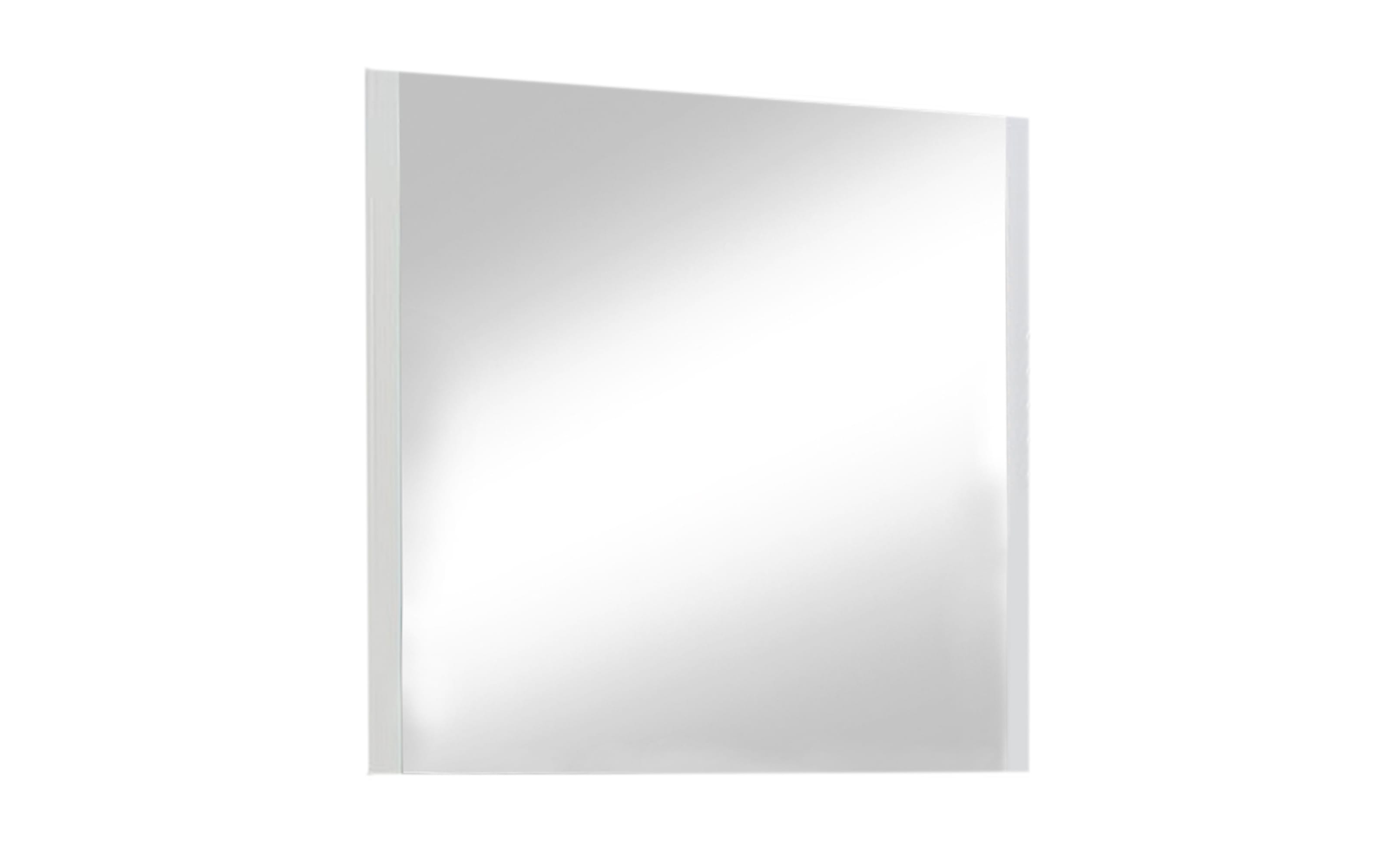Garderobenspiegel Una, weiß, 80 x 79 cm