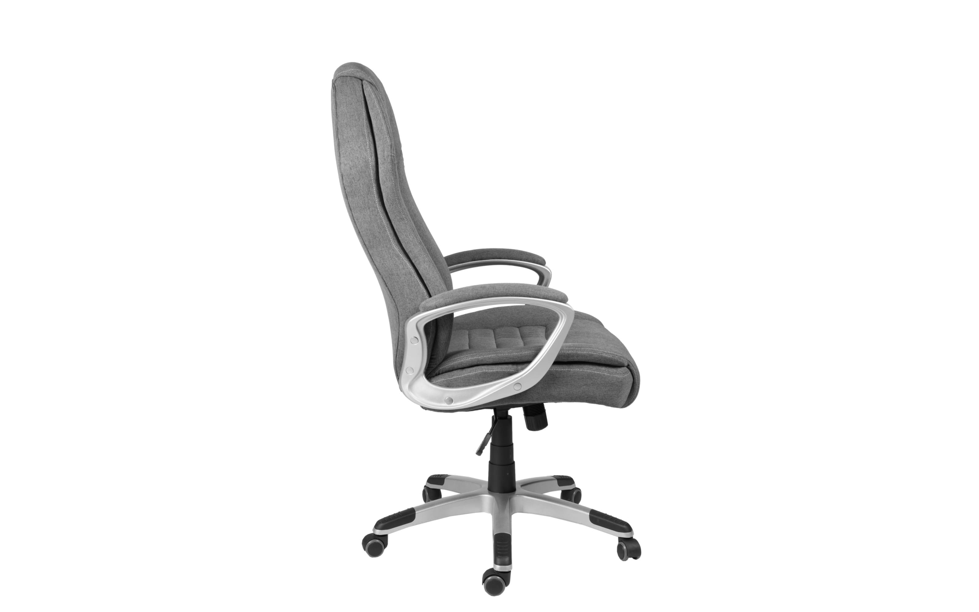 Bürostuhl Mik, Struktur-Microfaser anthrazit, Gestell silber
