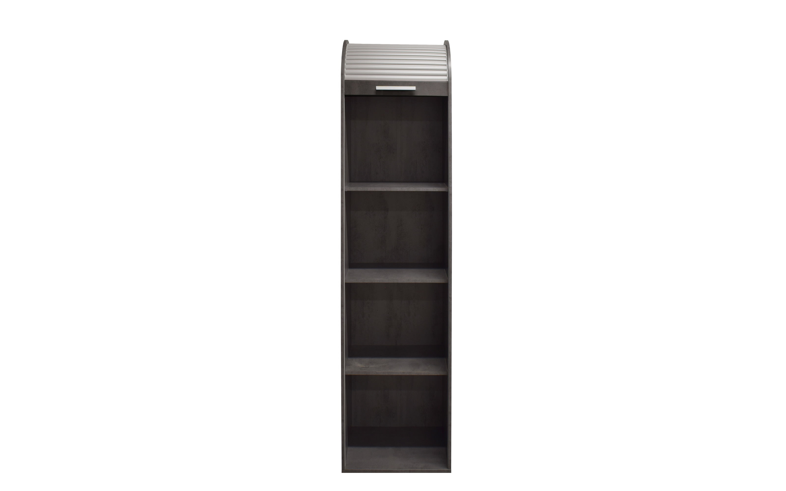 Jalousieschrank in graphit/weiß matt, B/H/T ca. 46 x 192 x 44 cm