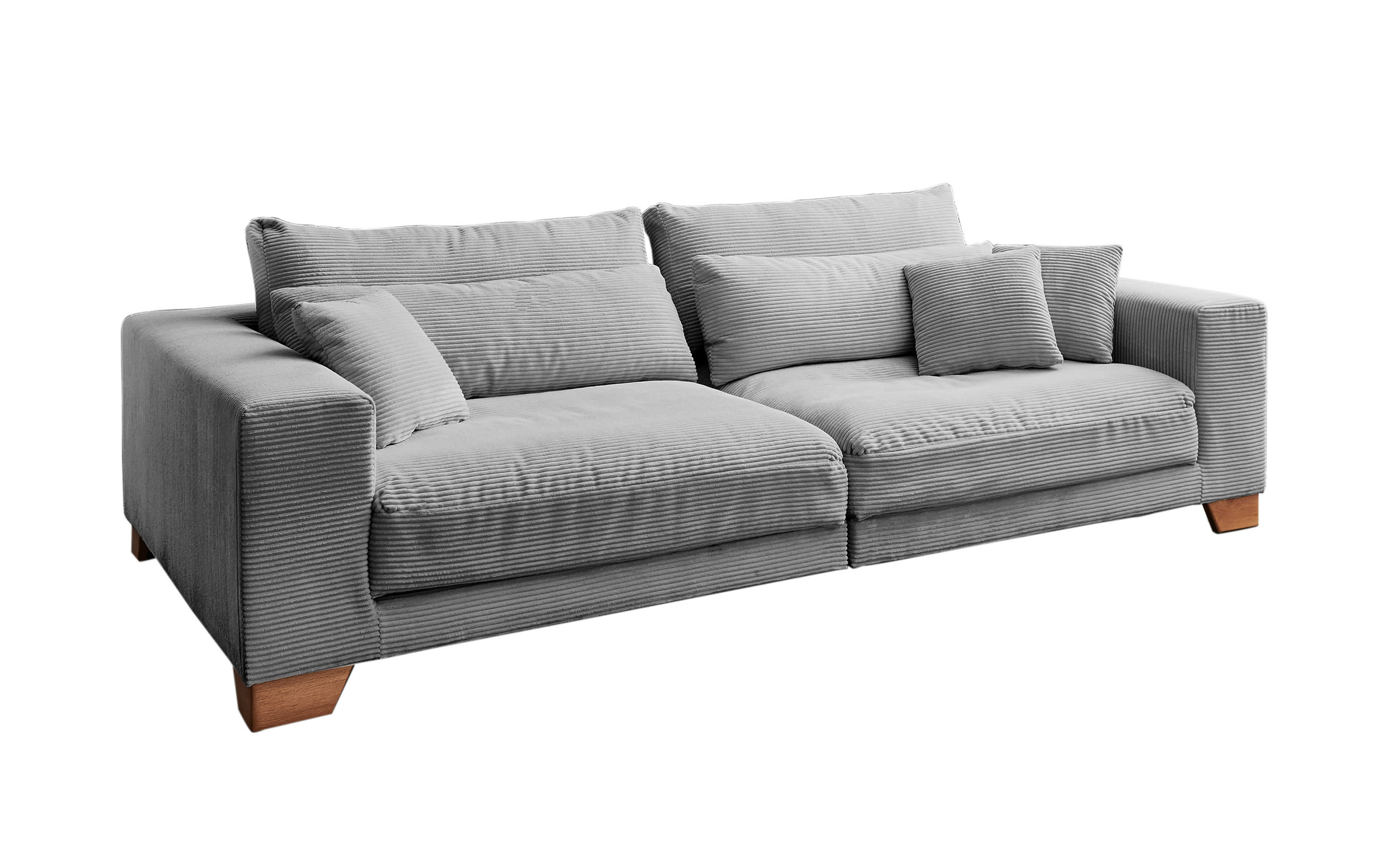 Big Sofa Play in grau, inklusive Kissen