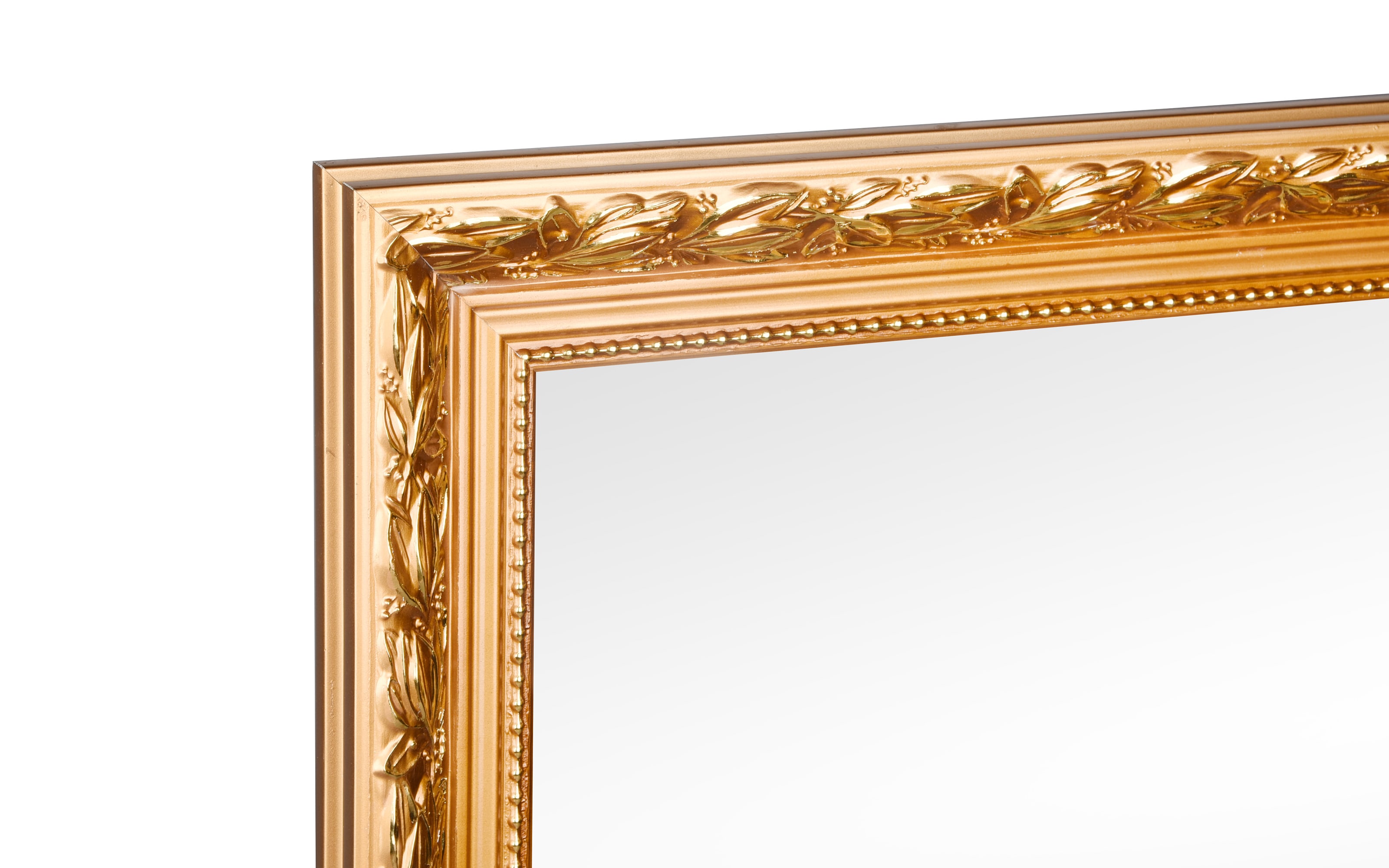 Rahmenspiegel Sonja in goldfarbig, 100 x 200 cm