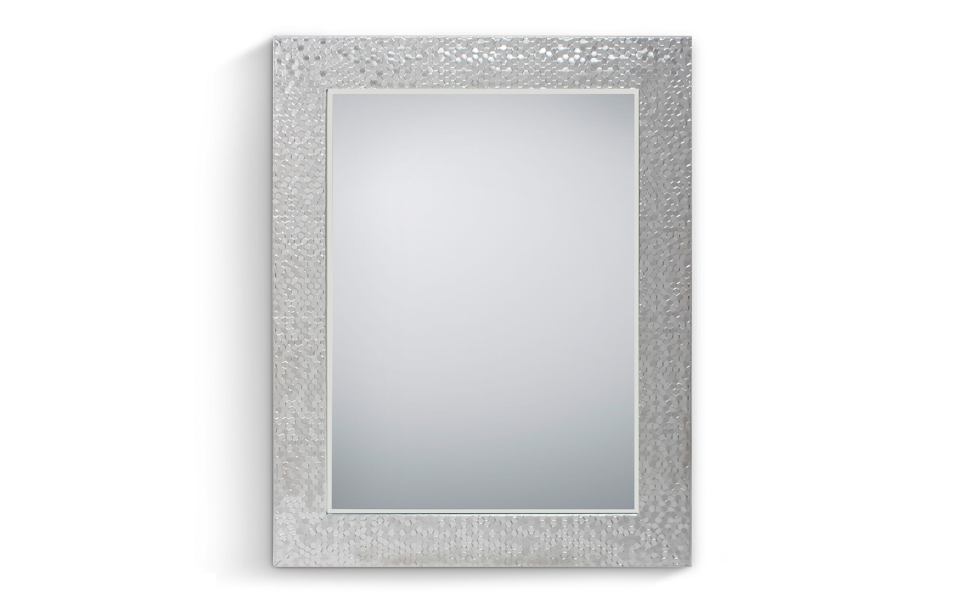 Rahmenspiegel Helena, silberfarbig, 55 x 70 cm 
