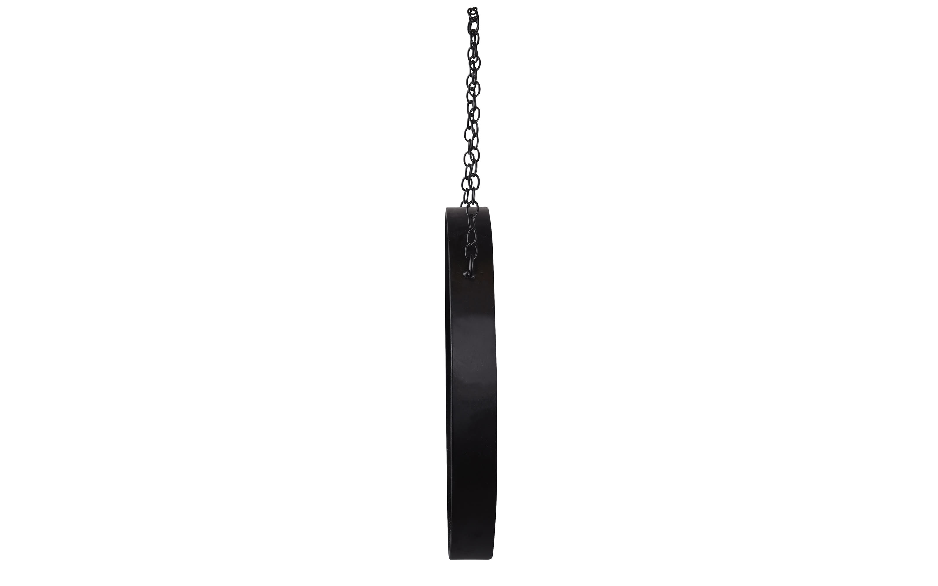 Metallspiegel Sabine, schwarz, 25,5 cm 