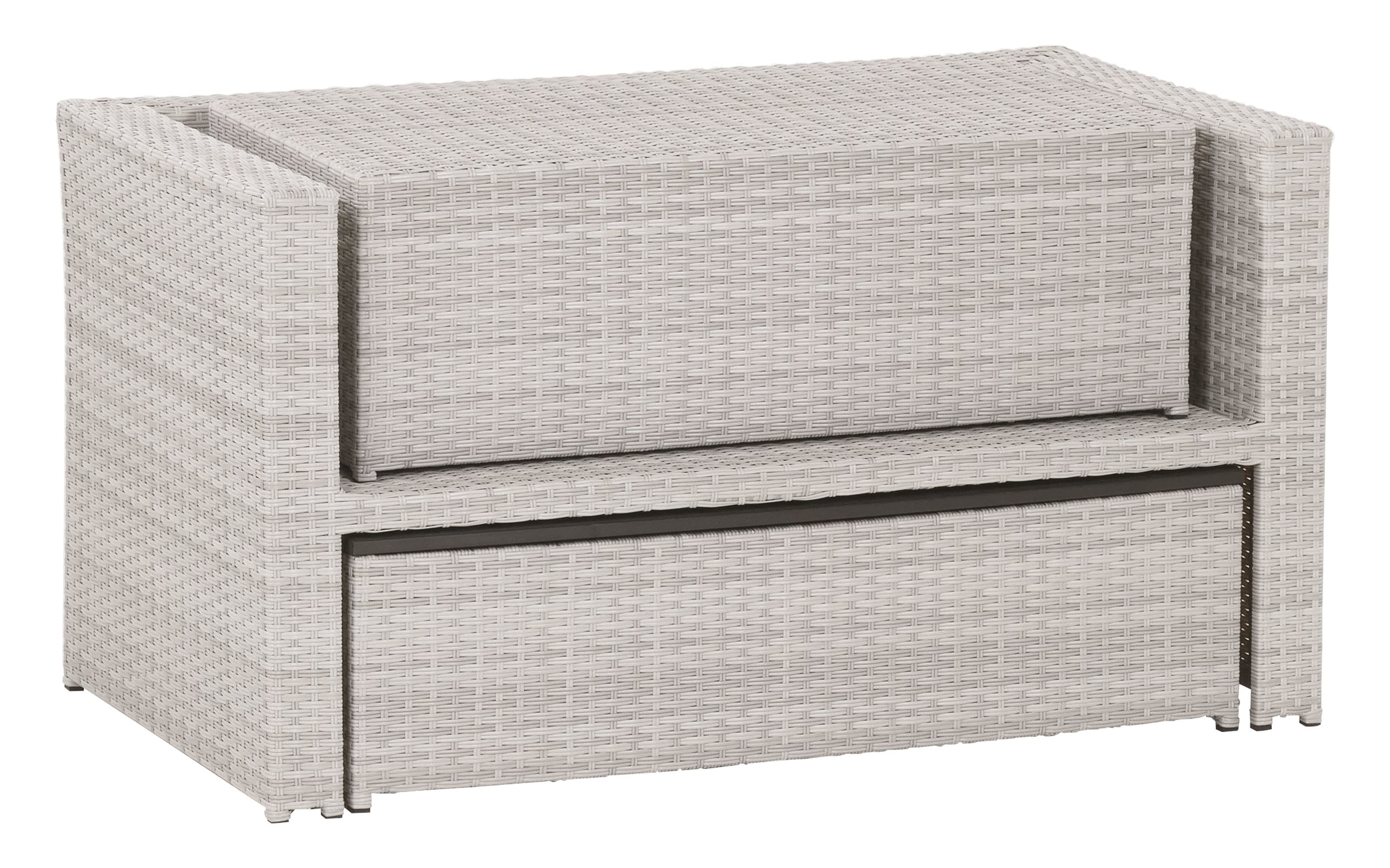 GartenLoungeSet Arne in grau, Gestell Aluminium, 3teilig online bei