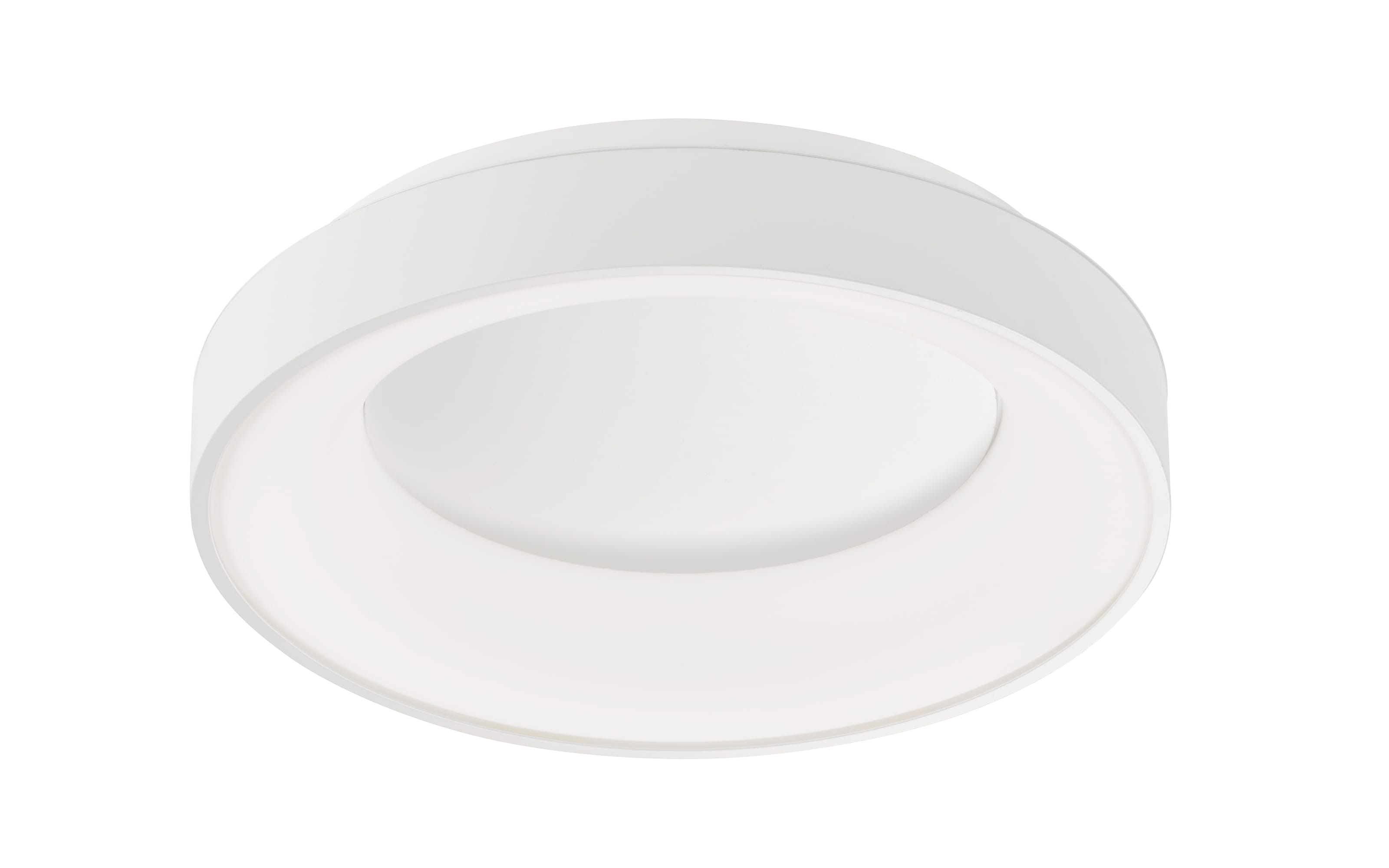 LED-Deckenleuchte Shay mit Backlight in weiß, 45 cm
