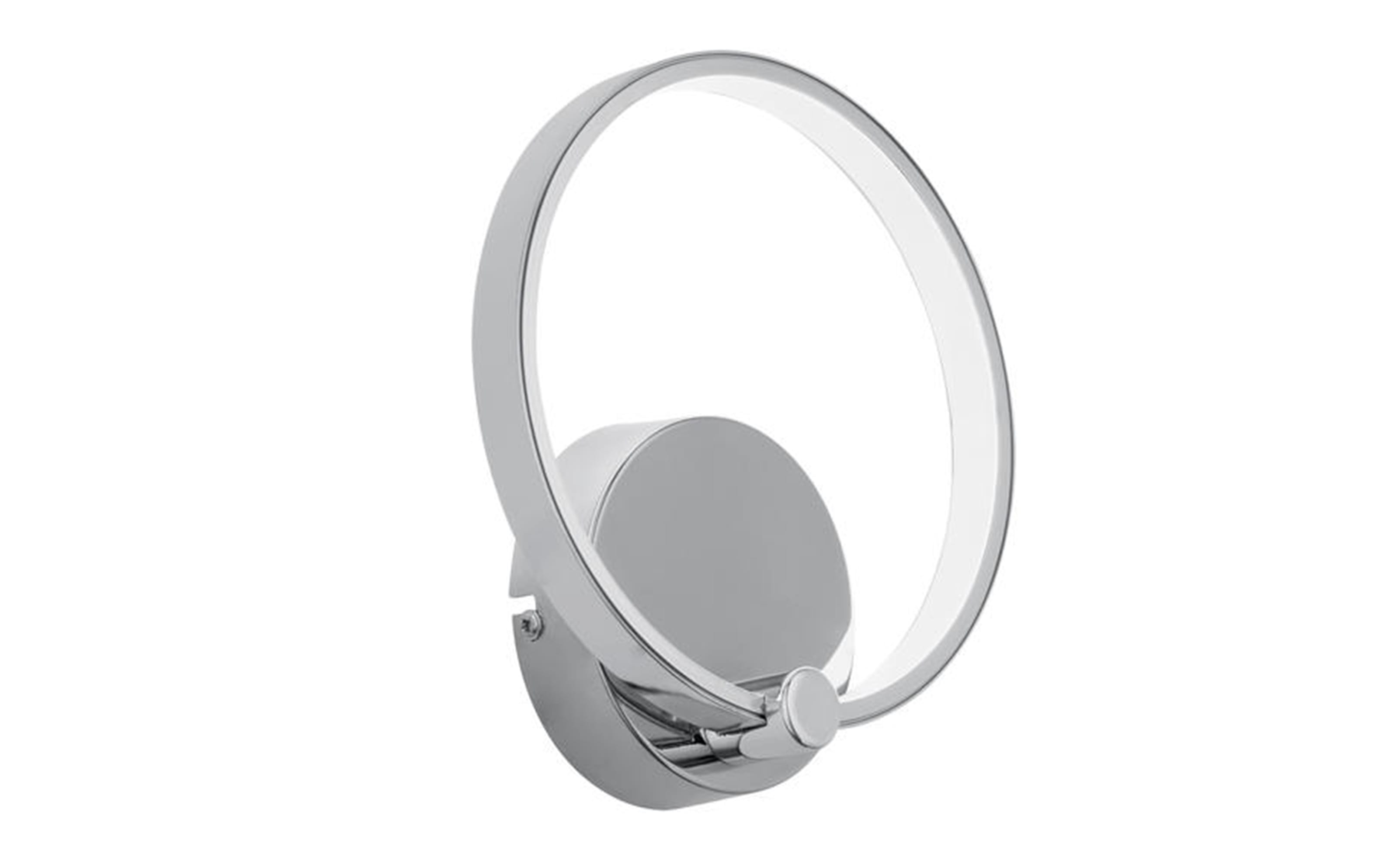 LED-Wandleuchte Lasana in chromfarbig