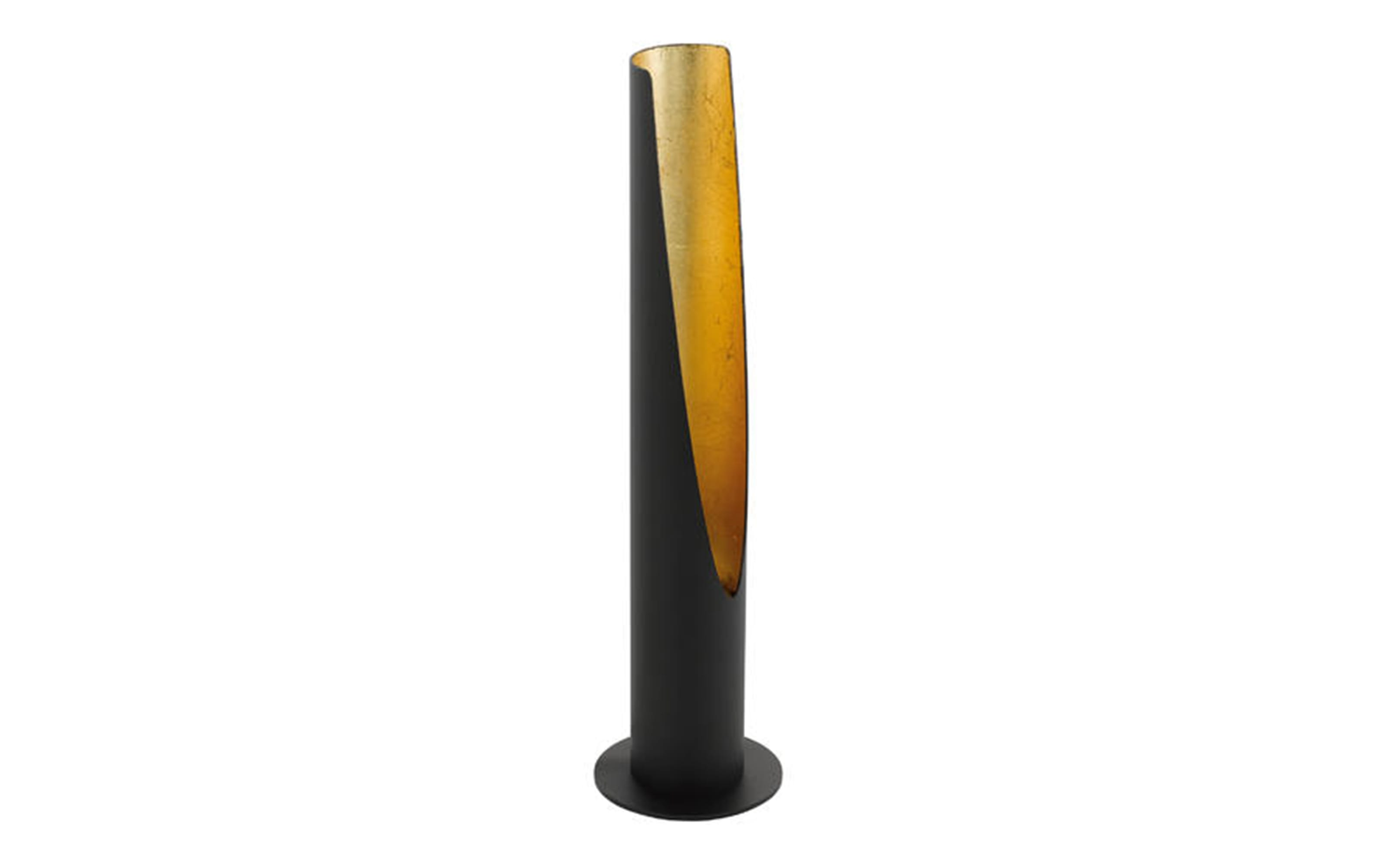 Tischleuchte Barbotto in schwarz/gold