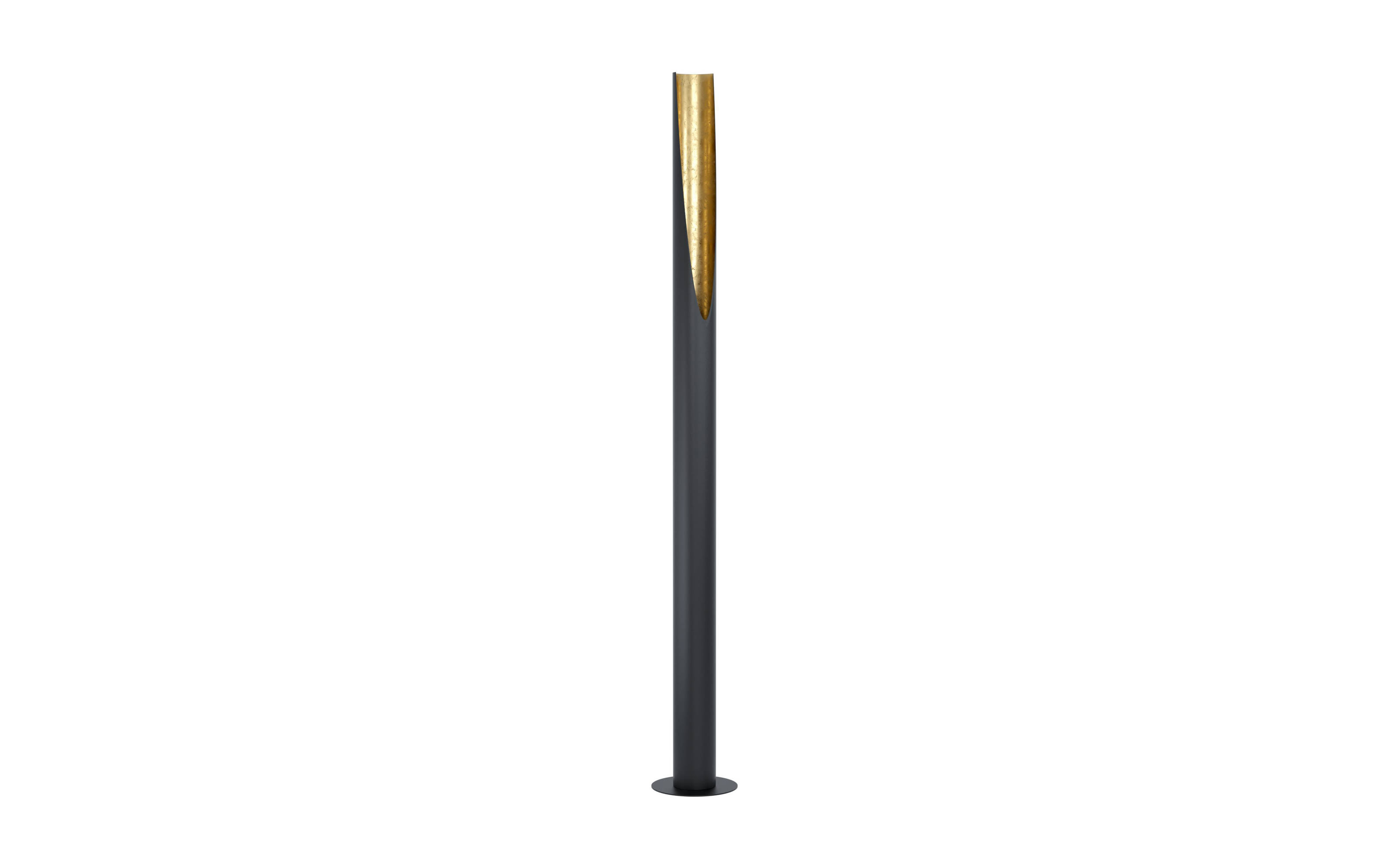  LED-Standleuchte Prebone in schwarz/goldfarbig, 180 cm 