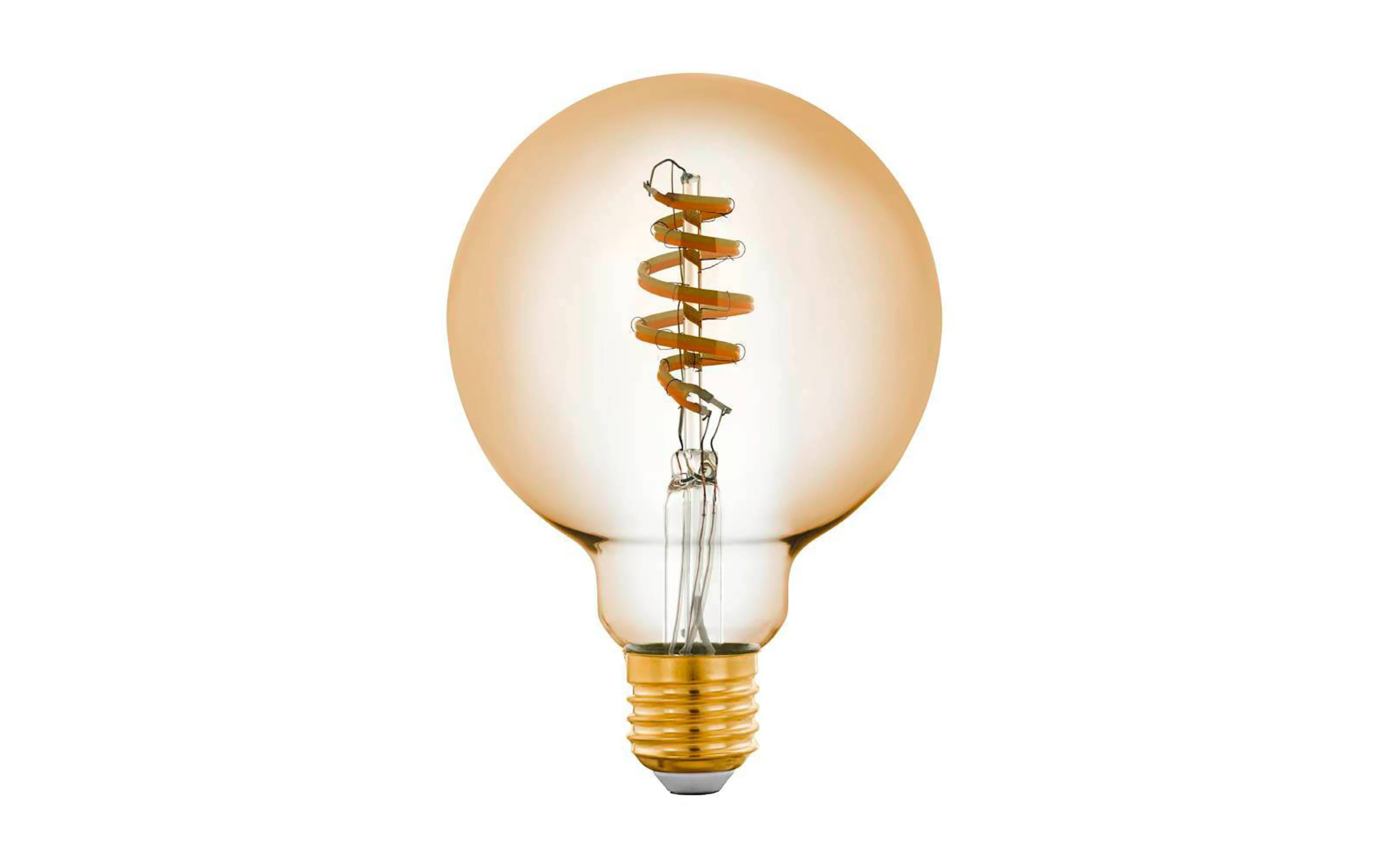 LED-Leuchtmittel Globe Connect G95 4,9 W / E27 in amber, 14 cm