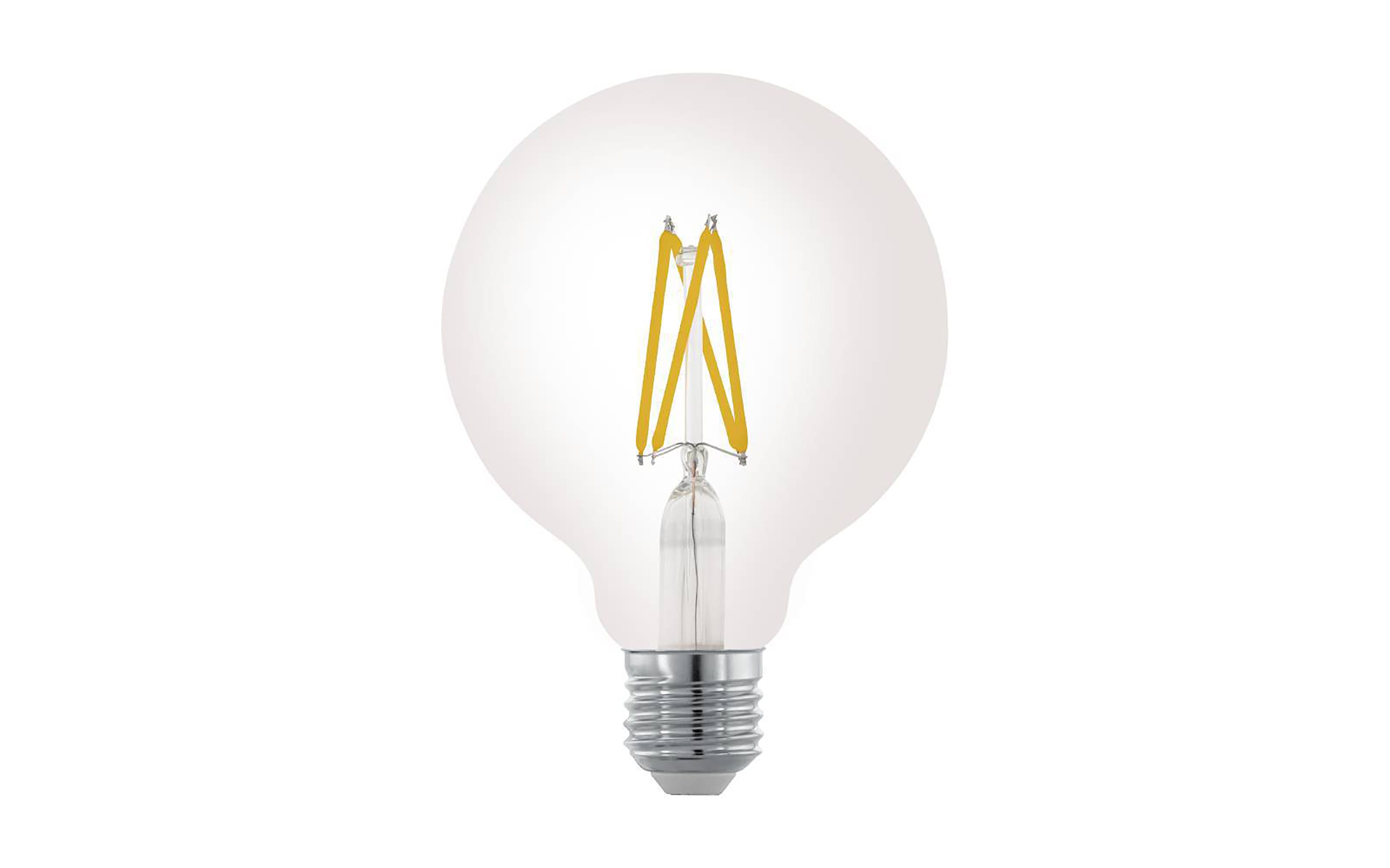 LED-Leuchtmittel Globe Filament 7,5 W / E27 in klar, 13,7 cm