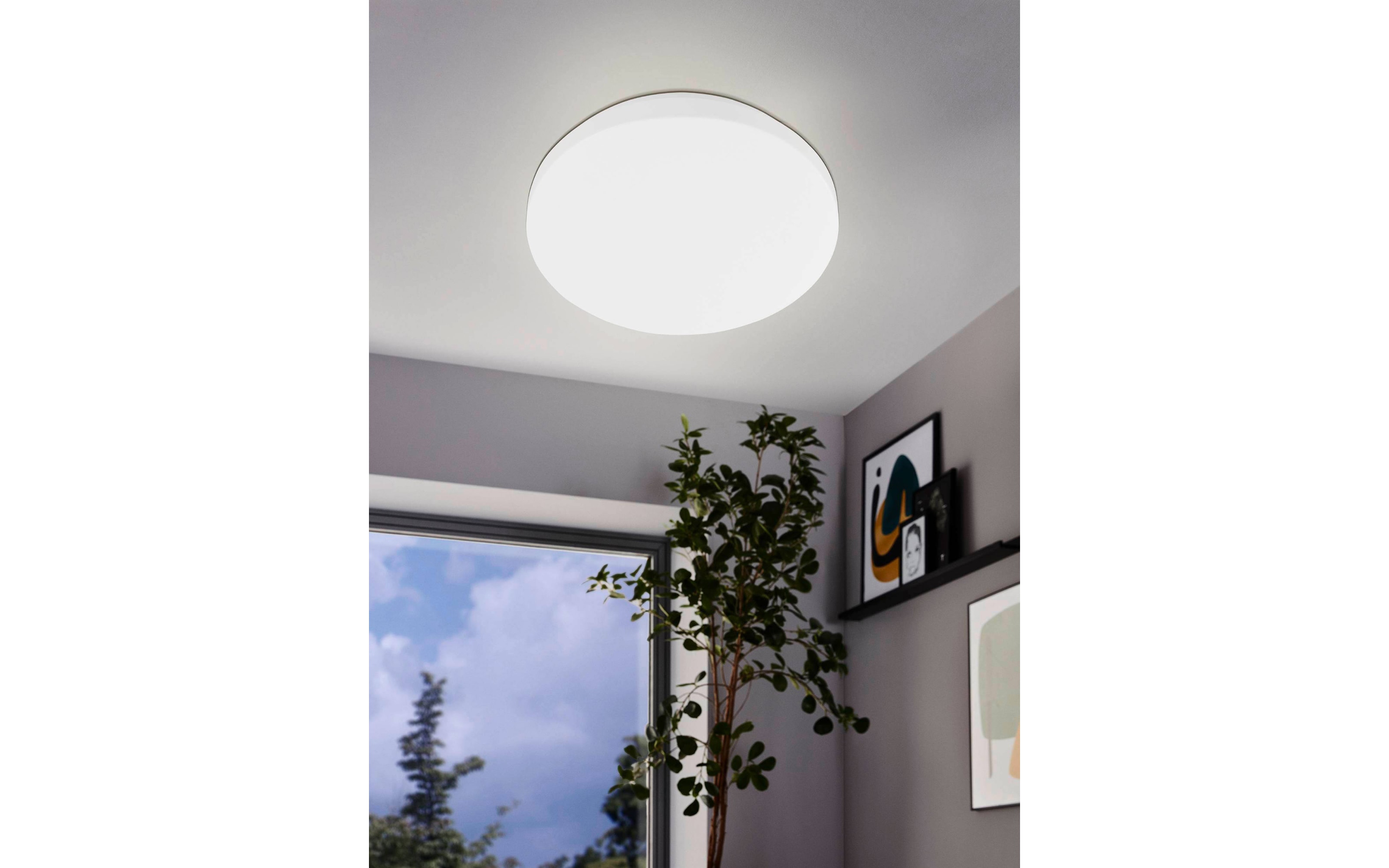 LED-Deckenleuchte Pogiola, weiß, 26 cm