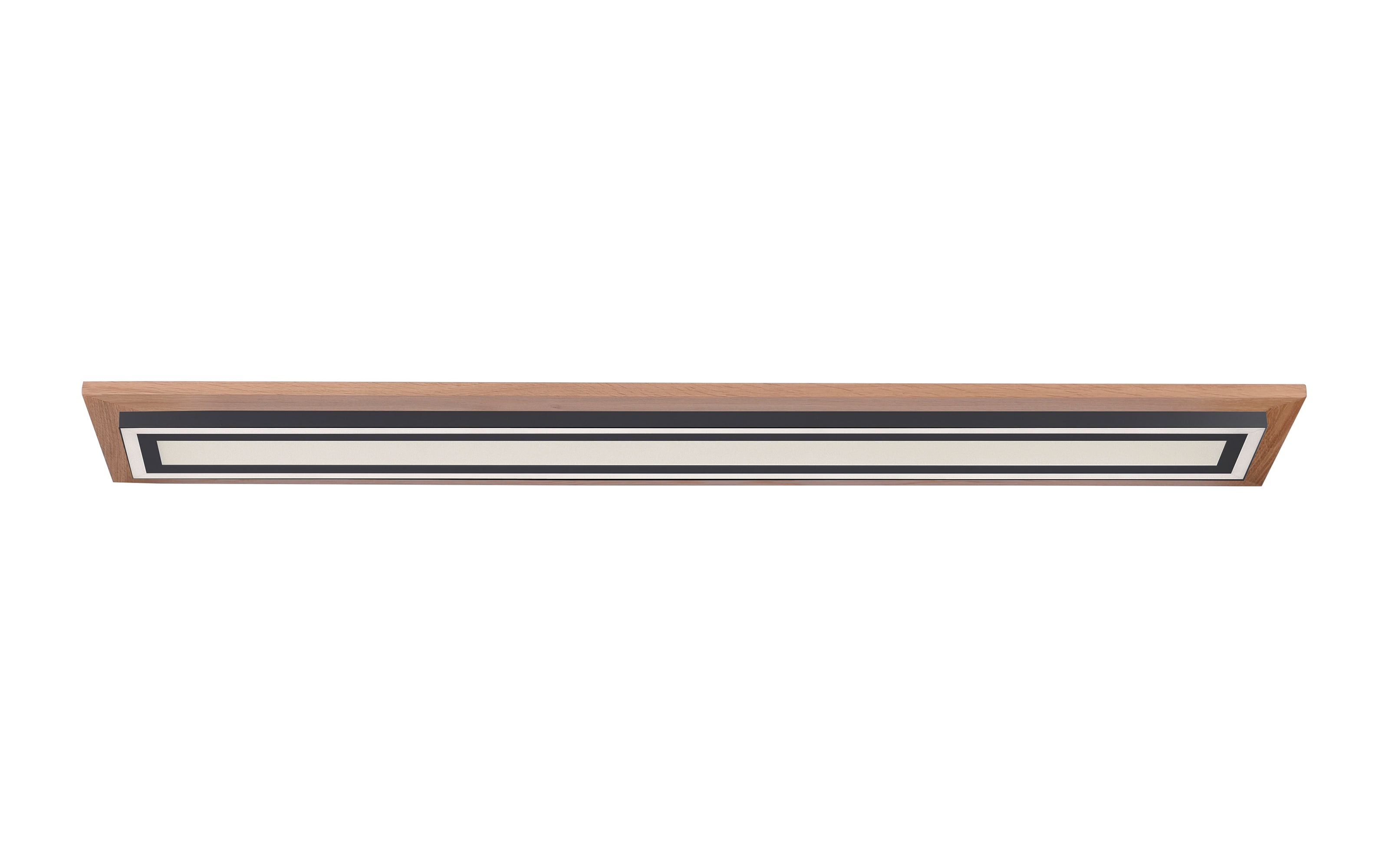 LED-Deckenleuchte Palma CCT mit Holzdekor, 107 cm