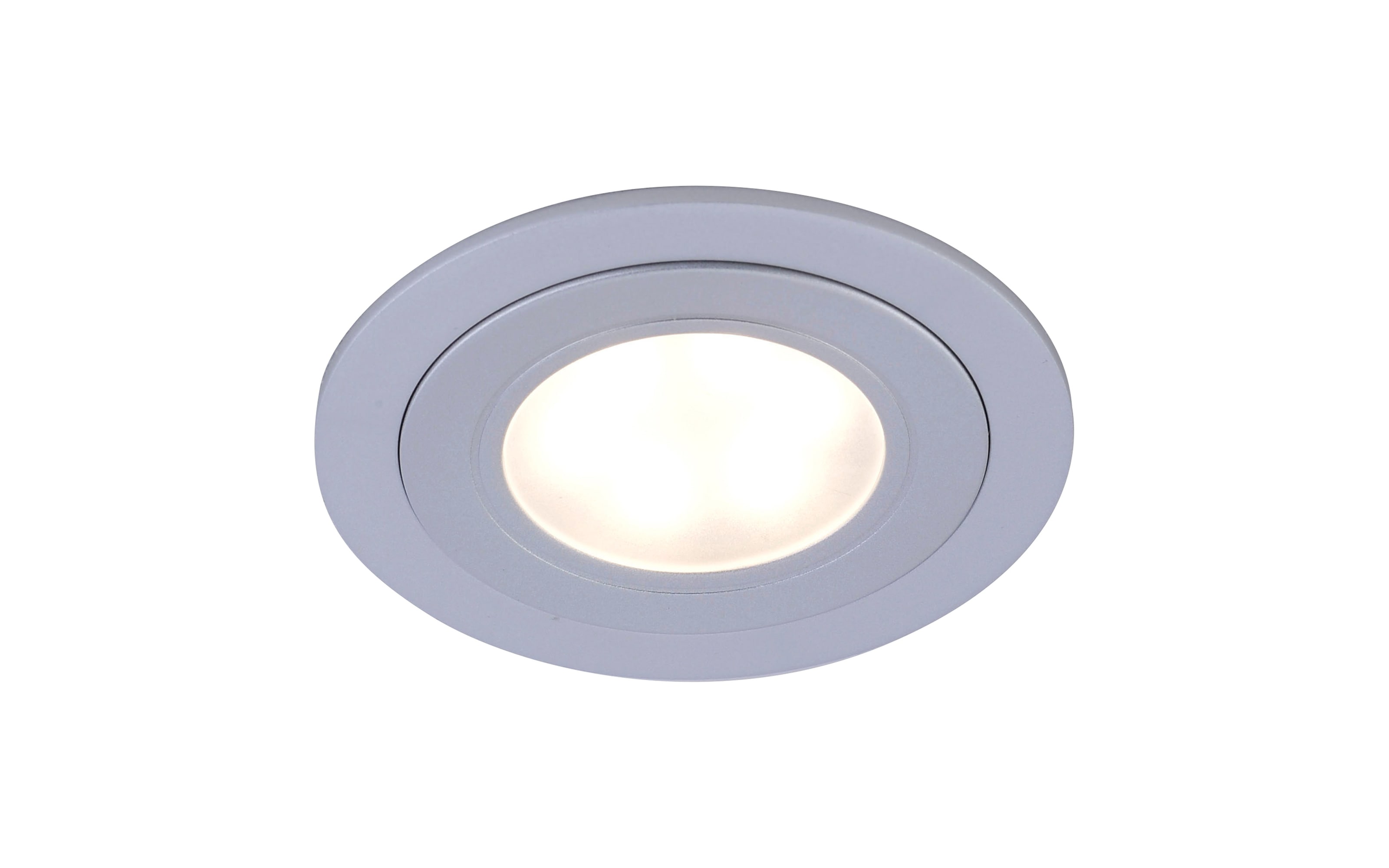 Einbauring Q-Elli in silberfarbig/rund, 6,8 cm