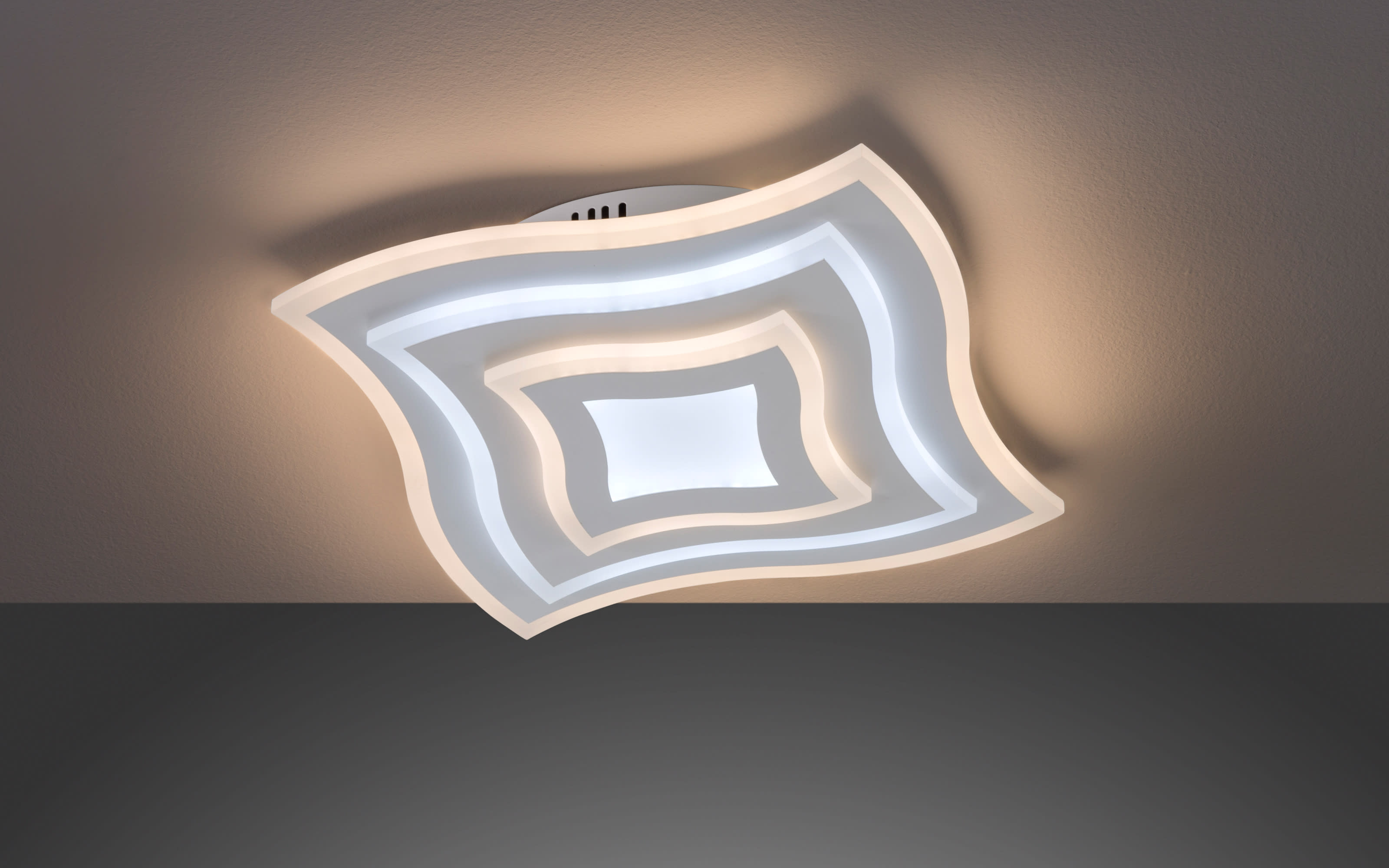LED-Deckenleuchte Gorden in weiß