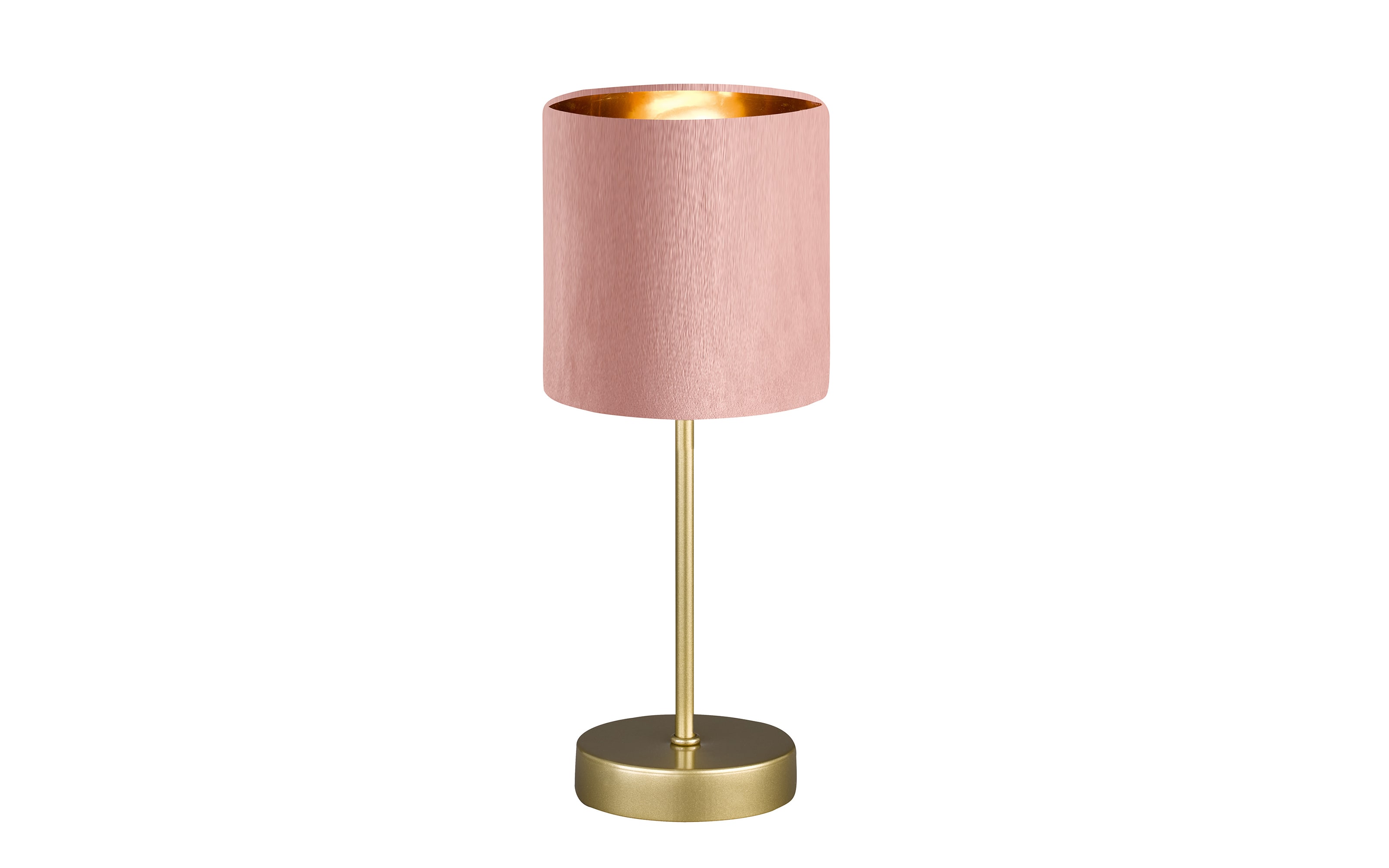 Tischleuchte Aura in rosé/gold, 34 cm