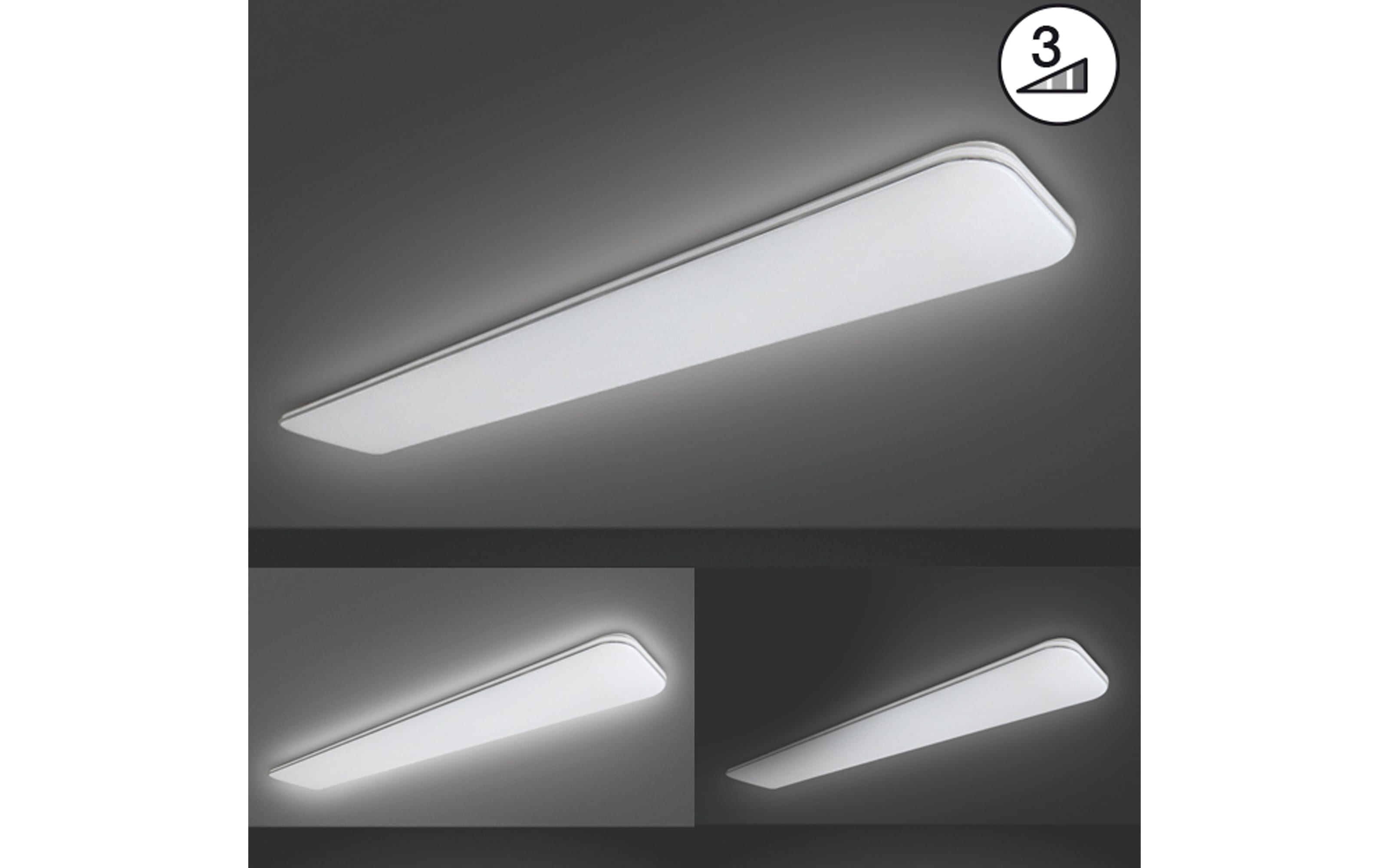 LED-Deckenleuchte Aldo, weiß, 120 cm