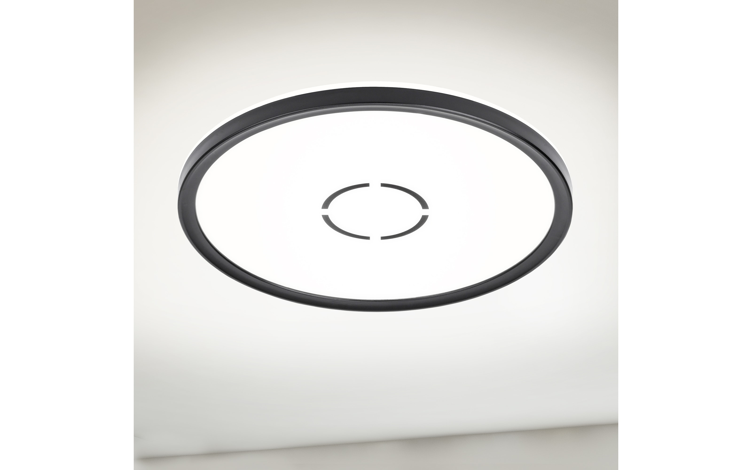LED-Deckenleuchte Free in weiß/schwarz, 30 cm