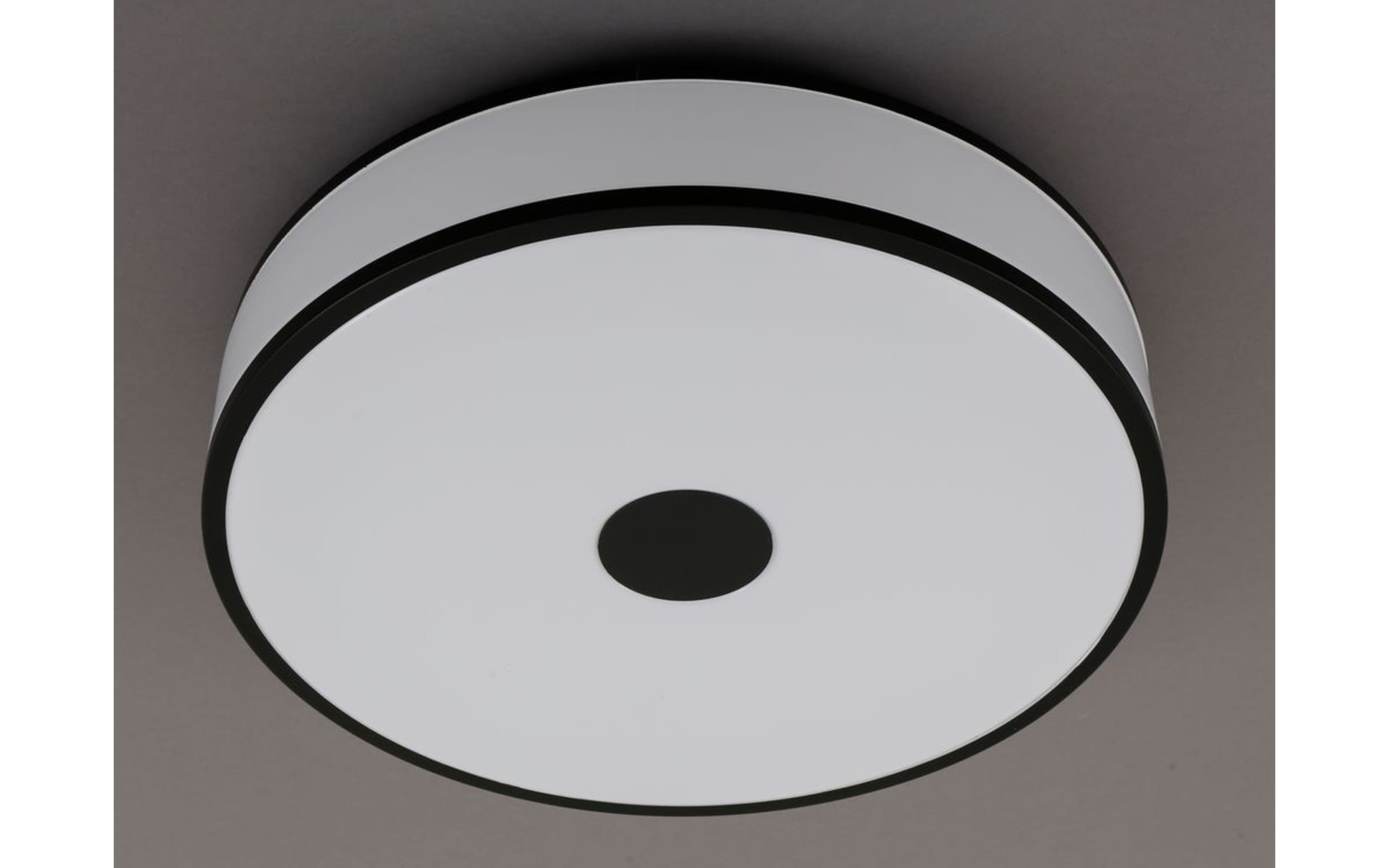 LED-Deckenleuchte Block in schwarz/weiß, 38 cm