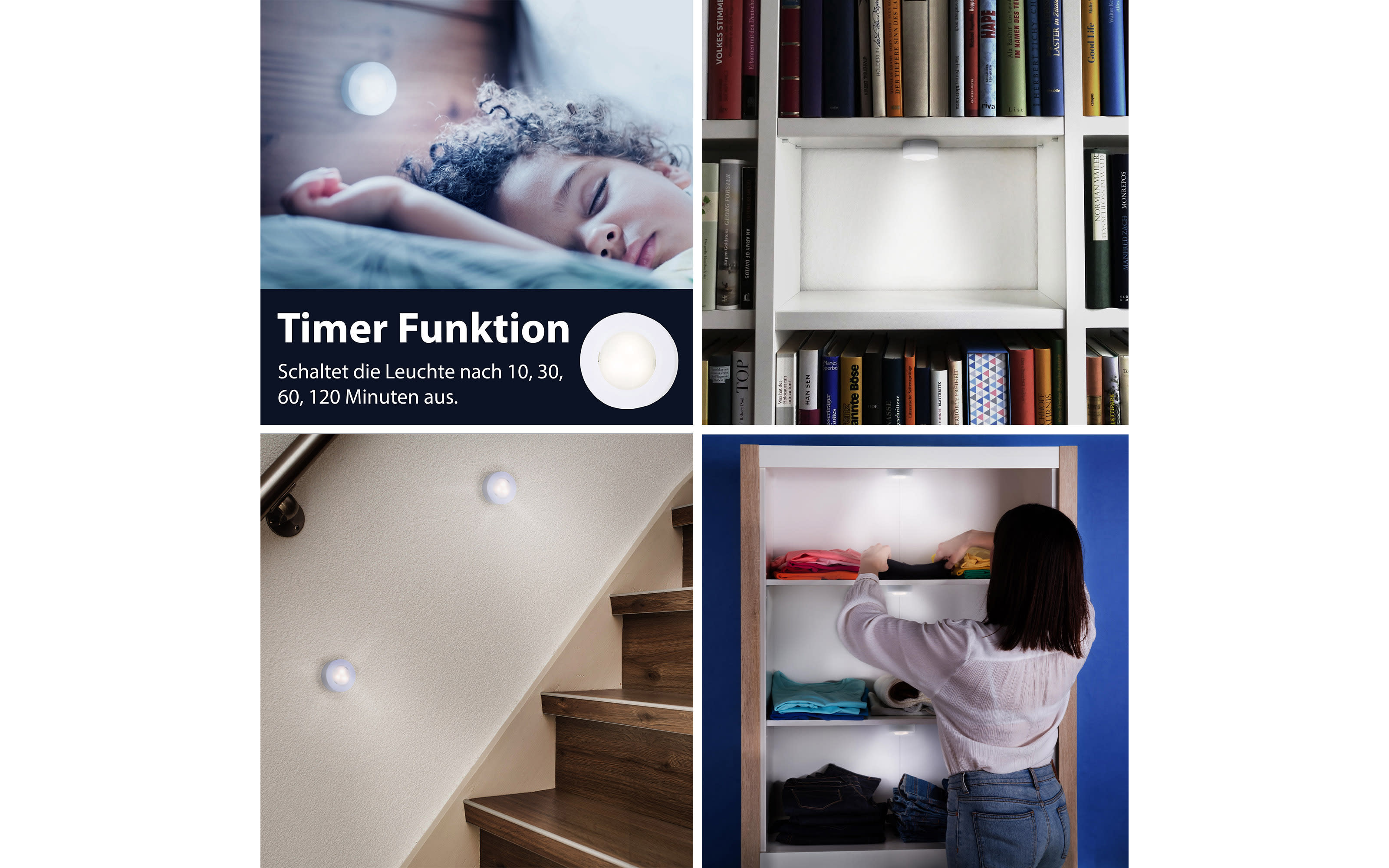 LED-Schranklichter Cabinet, weiß, 5,8 cm