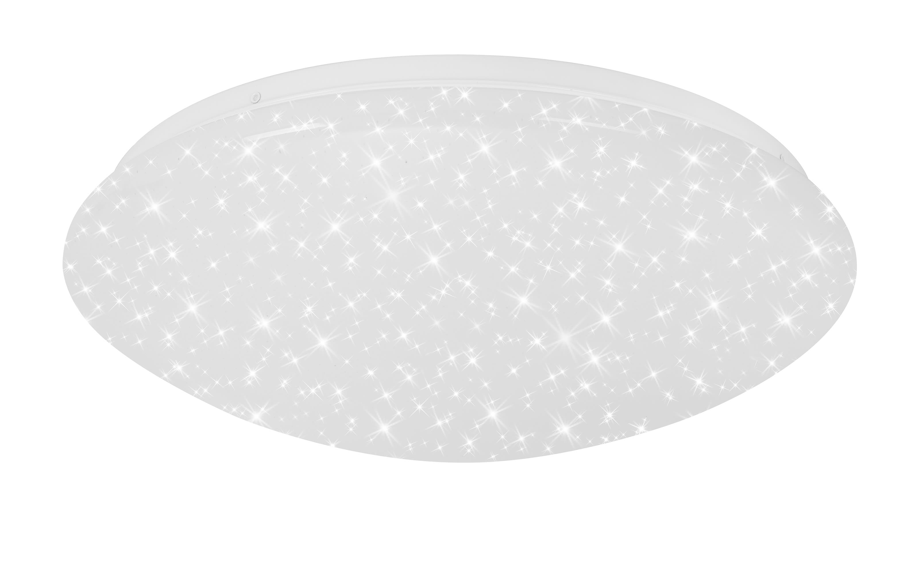 LED-Deckenleuchte Stelo CCT IP44 mit Sternendekor in weiß, 38,5 cm