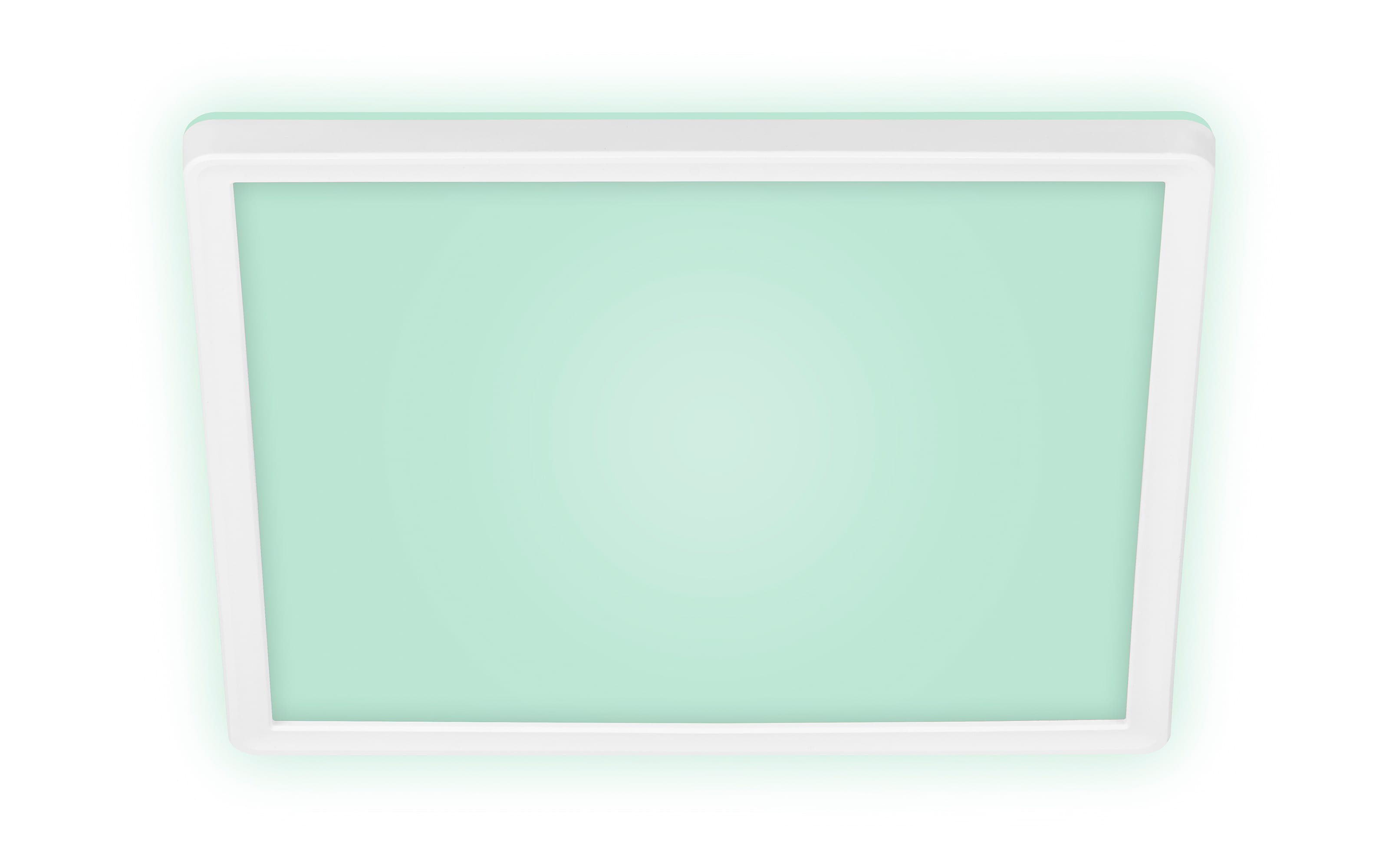 LED-Deckenleuchte Slim RGB in weiß, 29,3 x 29,3 cm