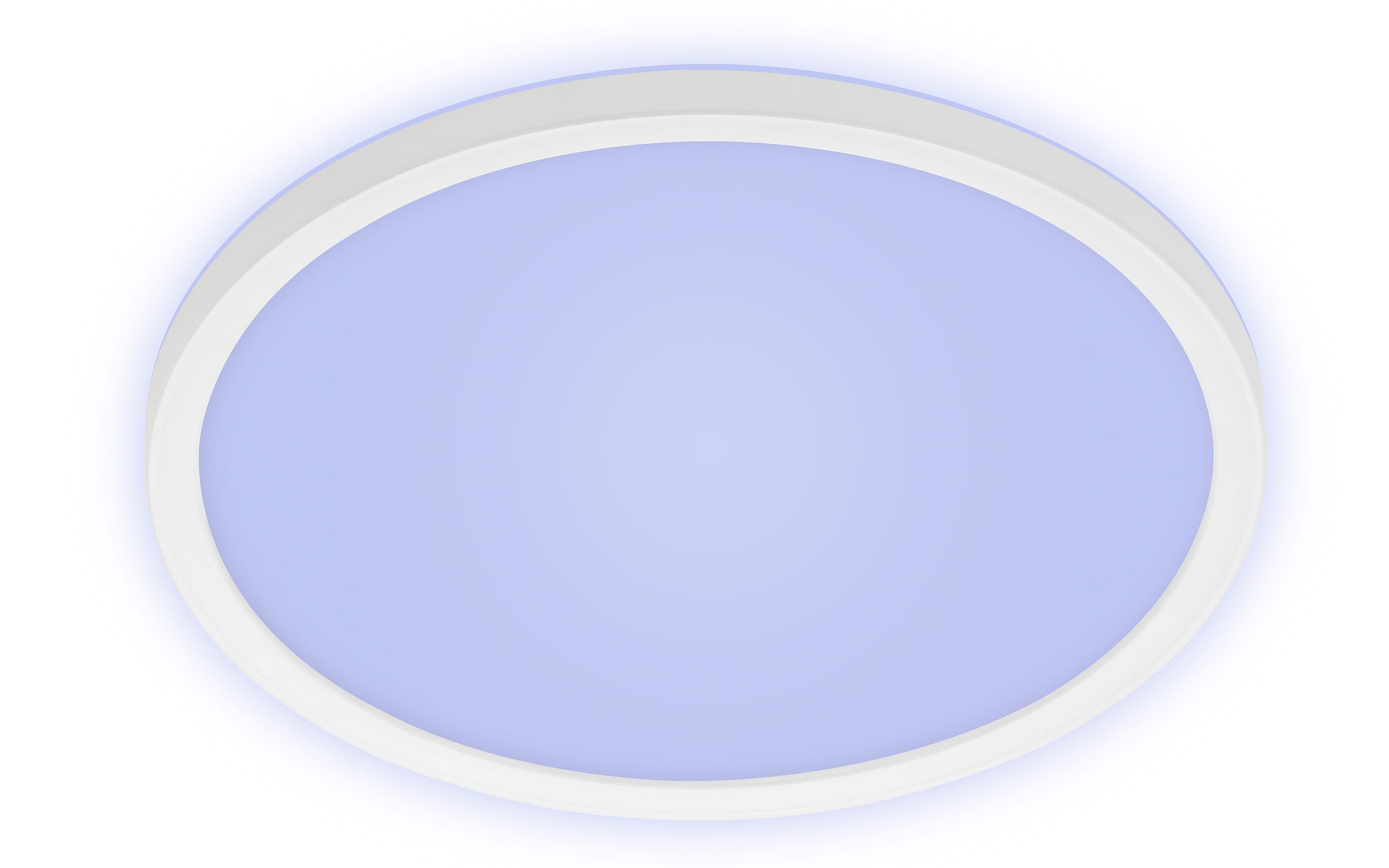 LED-Deckenleuchte Slim RGB in weiß, 29,3 cm
