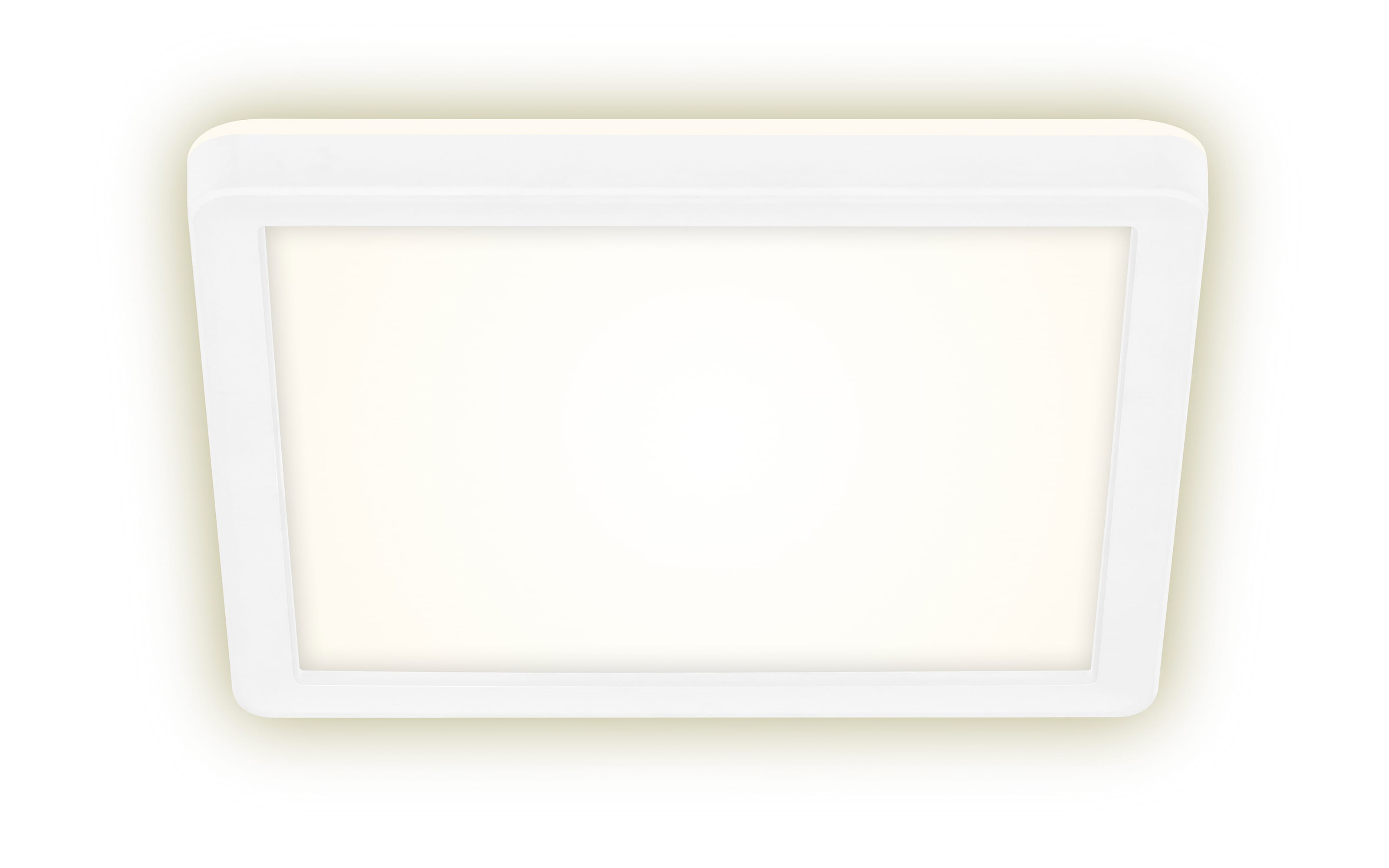 LED-Deckenleuchte Slim in weiß, 19 x 19 cm