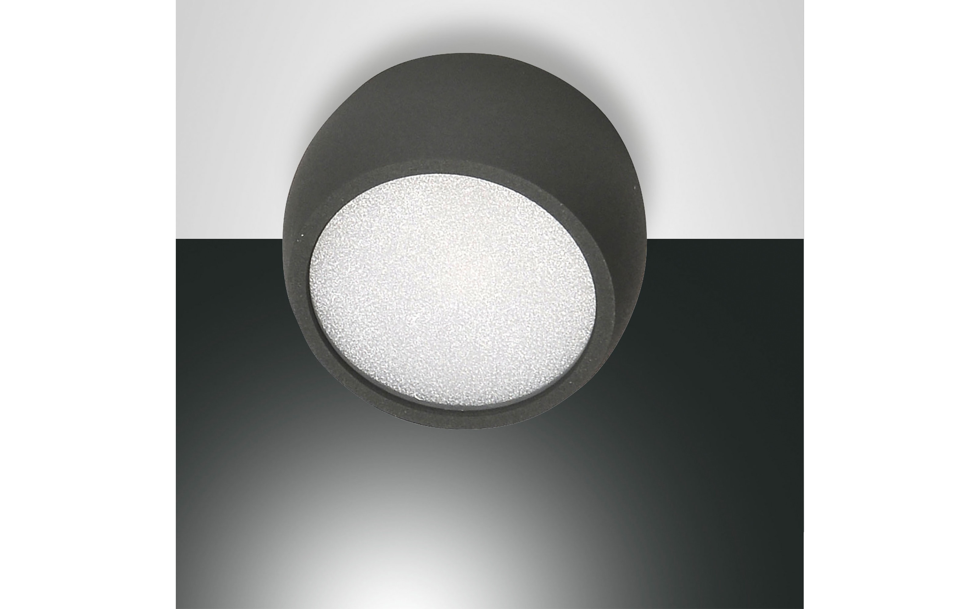 LED-Wandleuchte Vasto, anthrazit, 8 cm