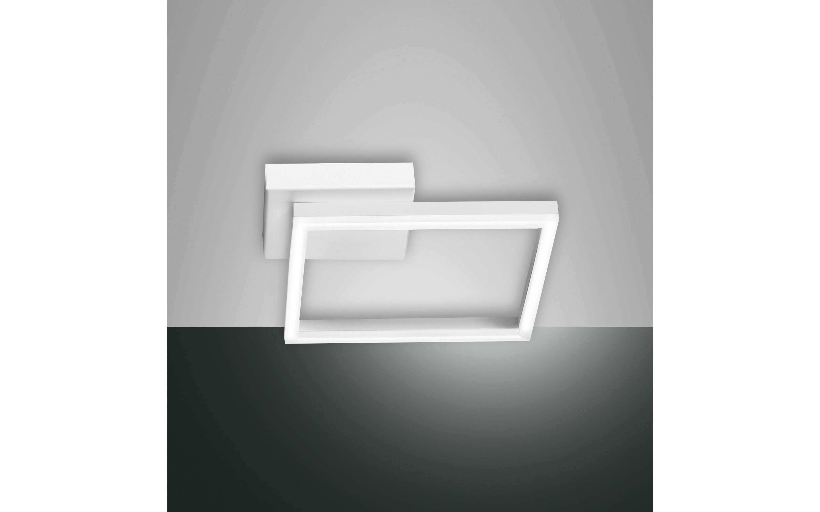 LED-Deckenleuchte Bard in weiß, 15 x 15 cm