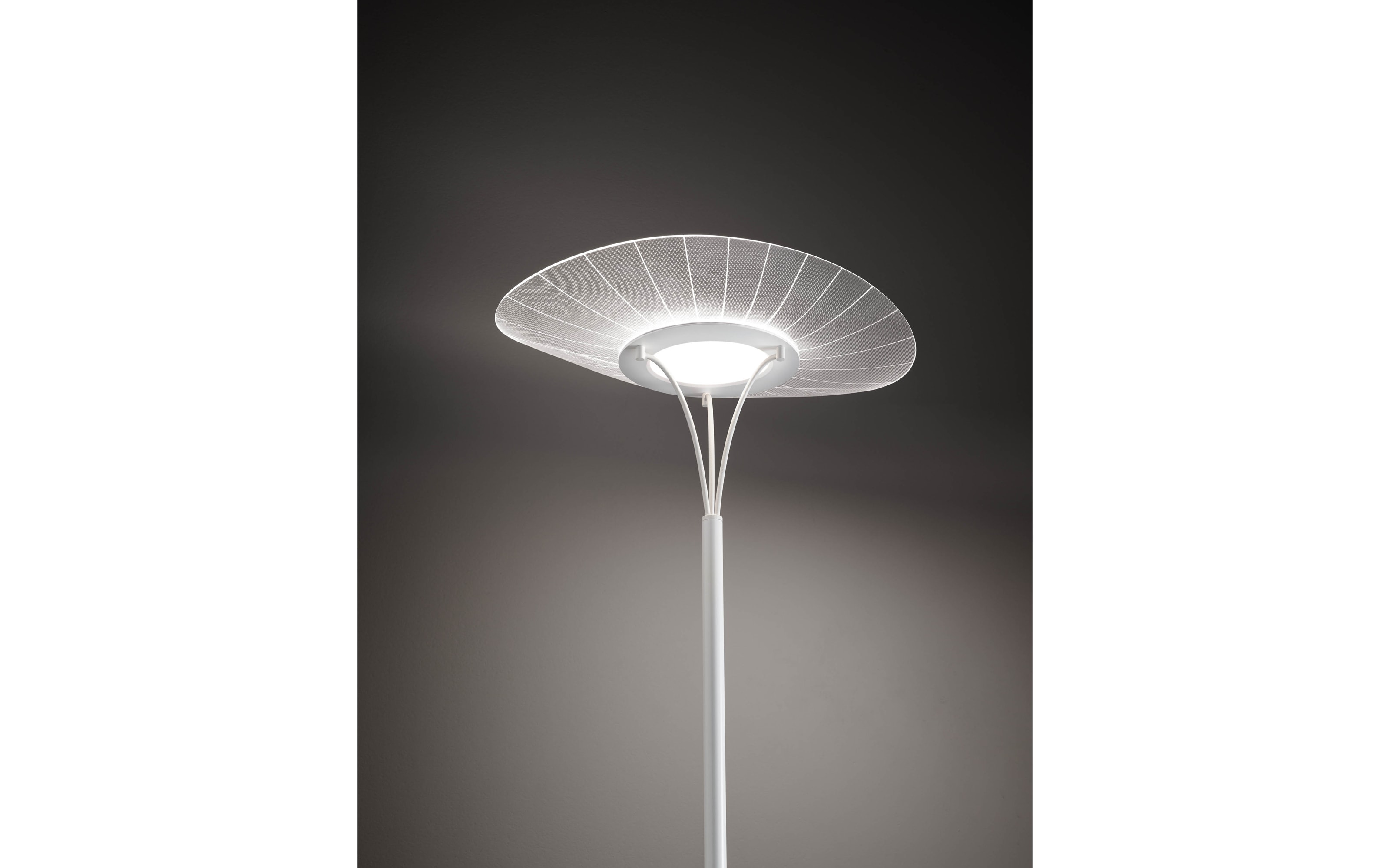 LED-Standleuchte Vela in weiß, 180 cm