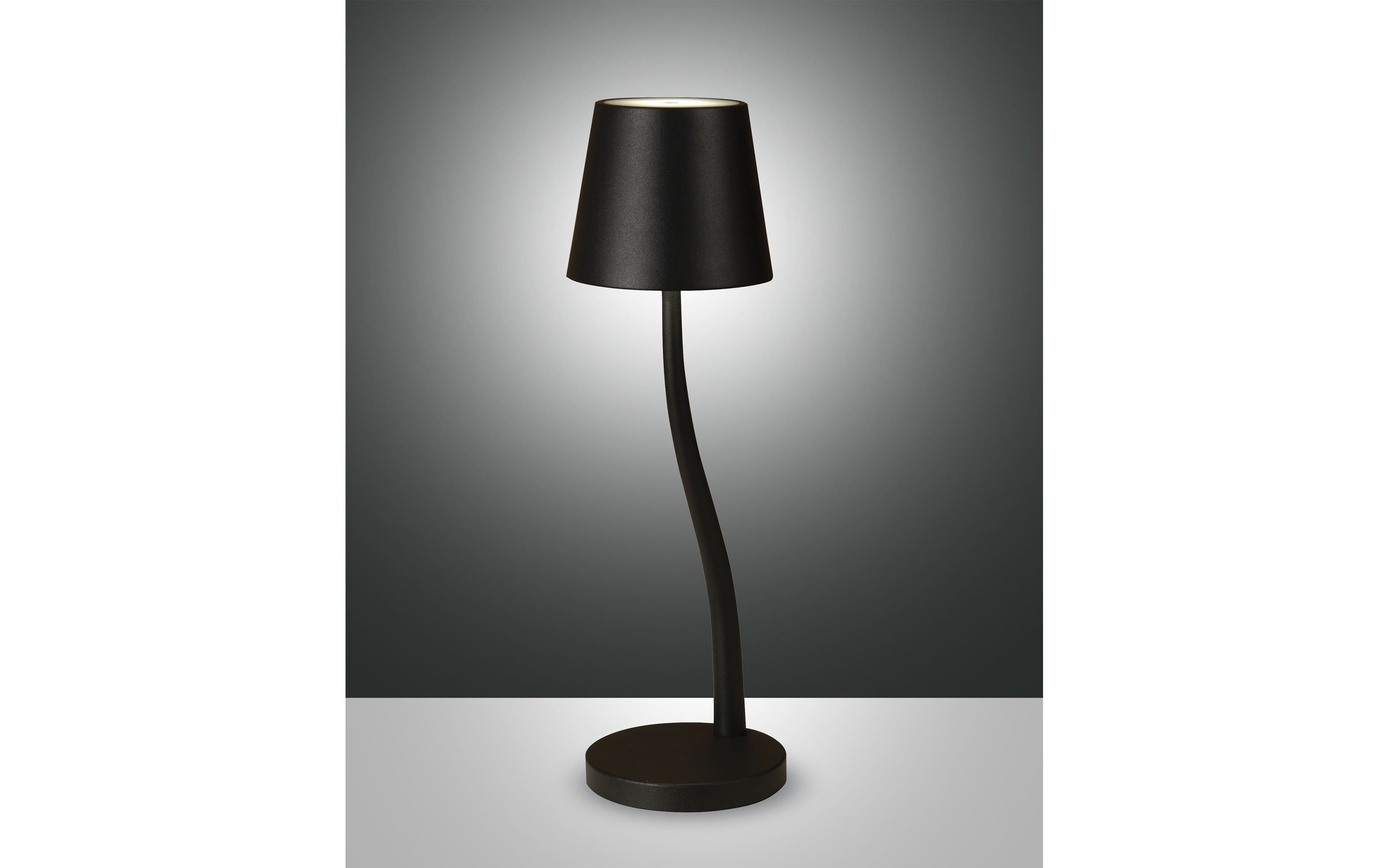 LED-Akku-Tischleuchte Judy, schwarz, 36,5 cm