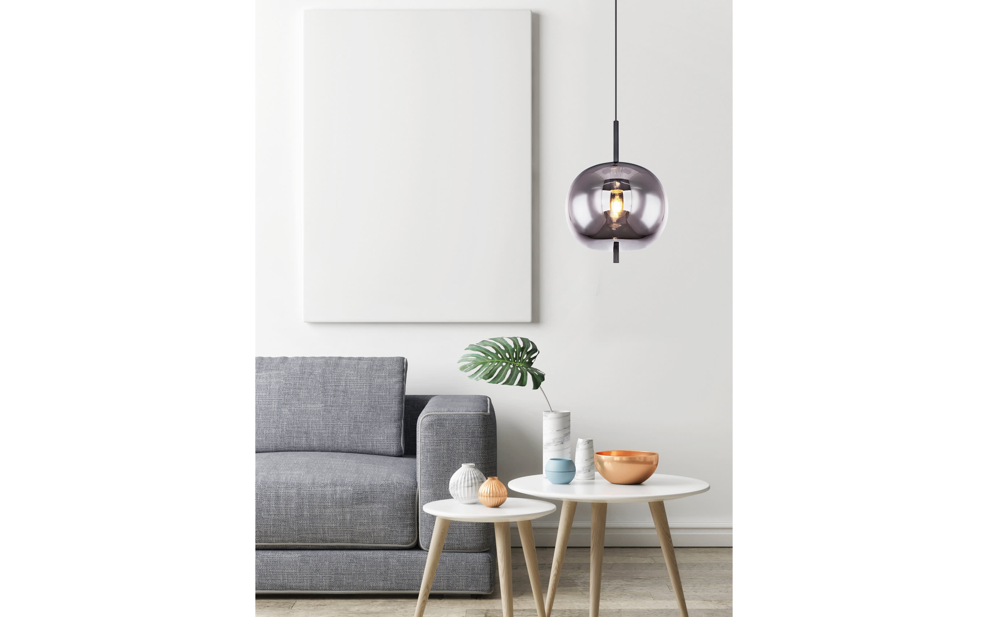 Pendelleuchte Blacky in schwarz, 1-flammig