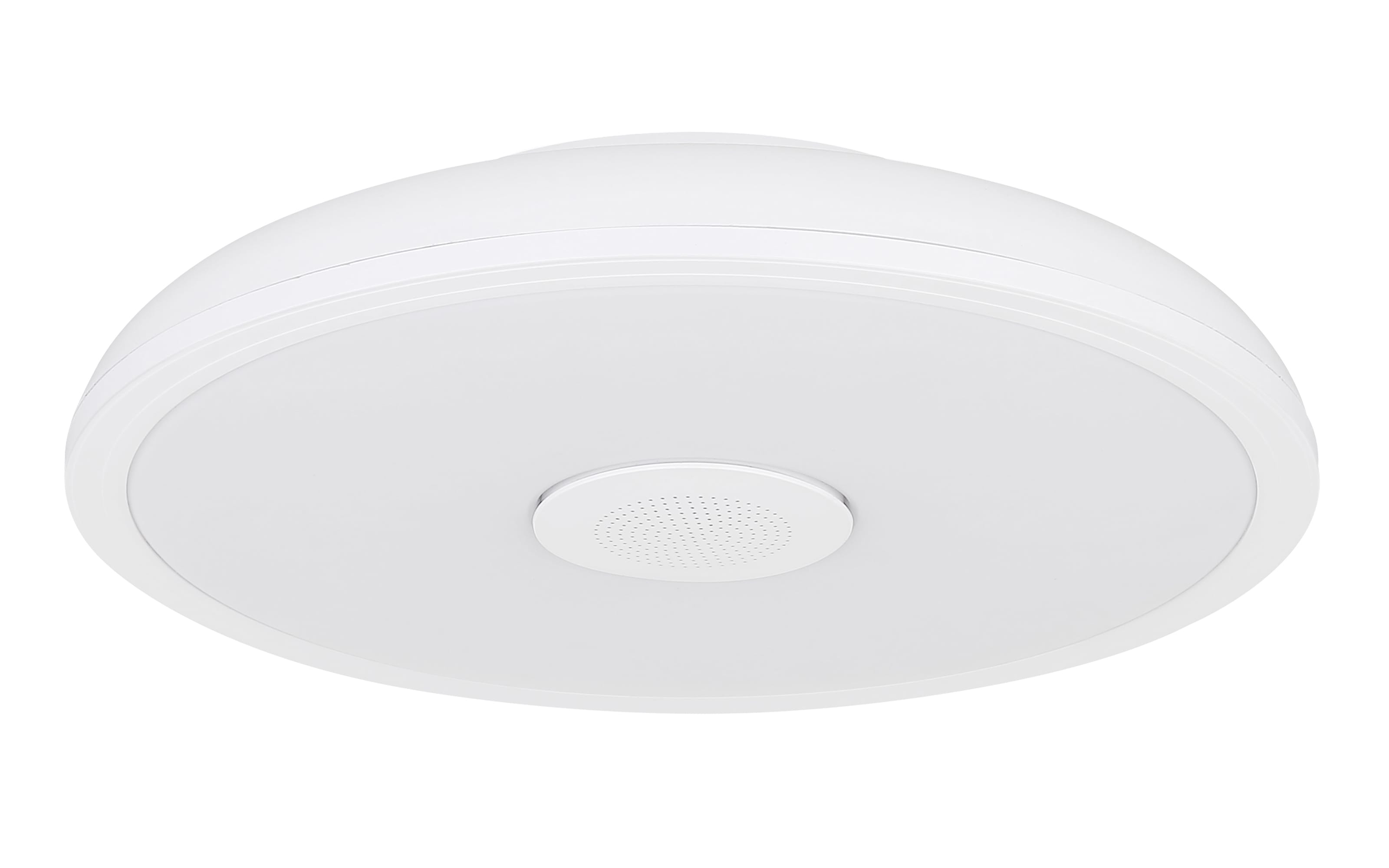 LED-Lautsprecher-Deckenleuchte Raffy RGB IP44 in weiß, 28 cm