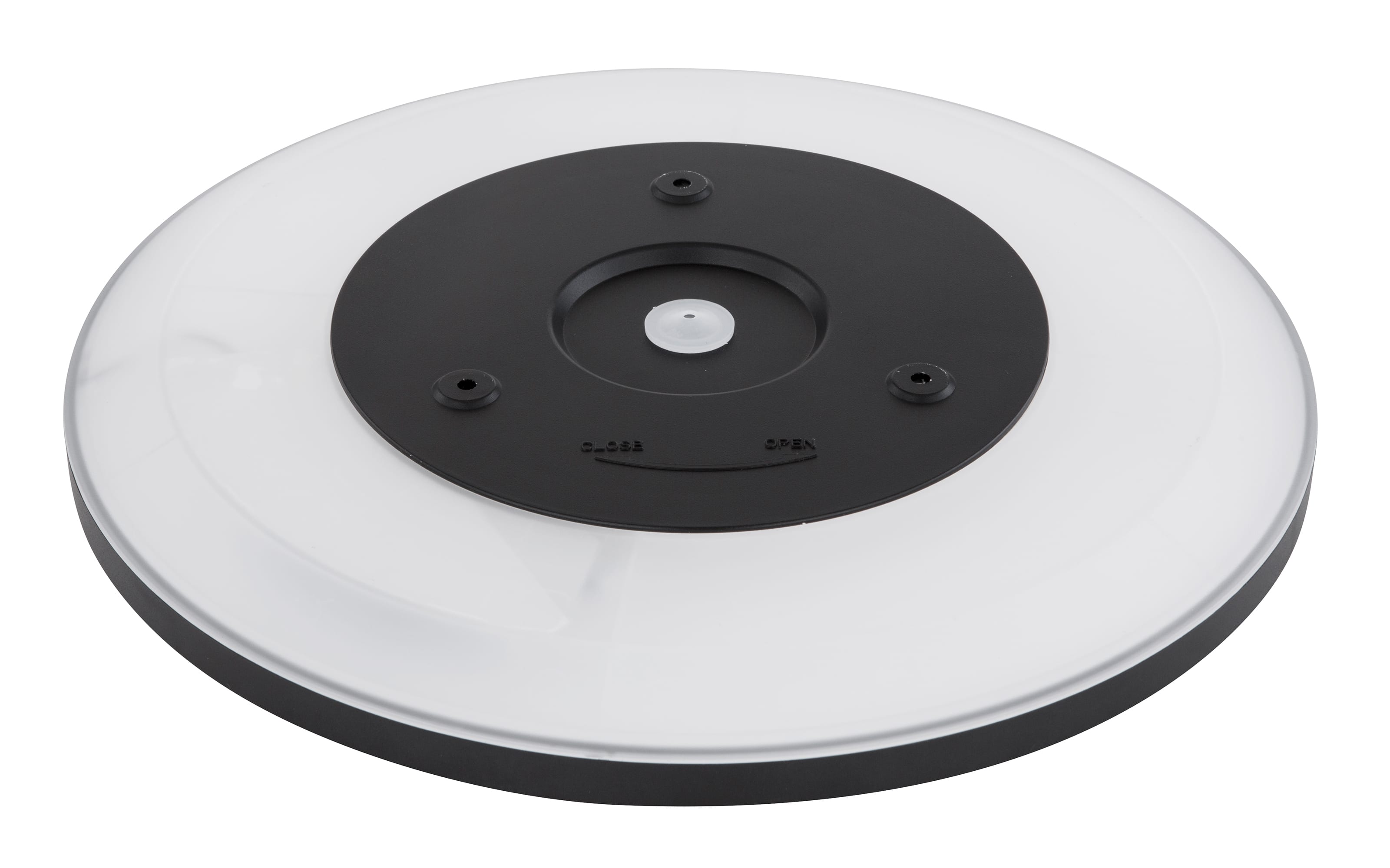 LED-Deckenleuchte Sapana IP44 in schwarz, 29,4 cm
