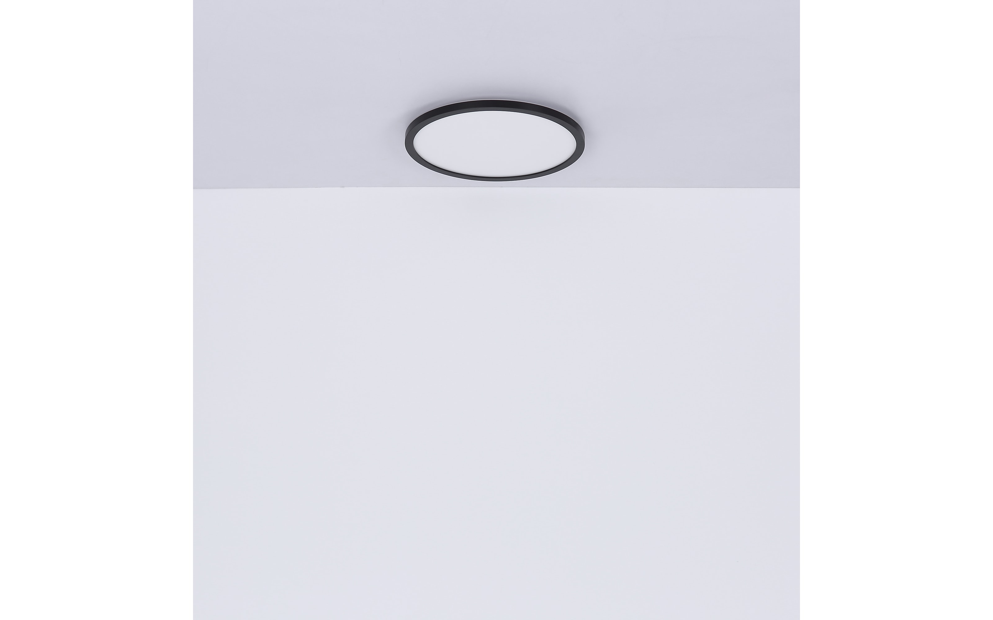 LED-Deckenleuchte Sapana IP44 in schwarz, 29,4 cm