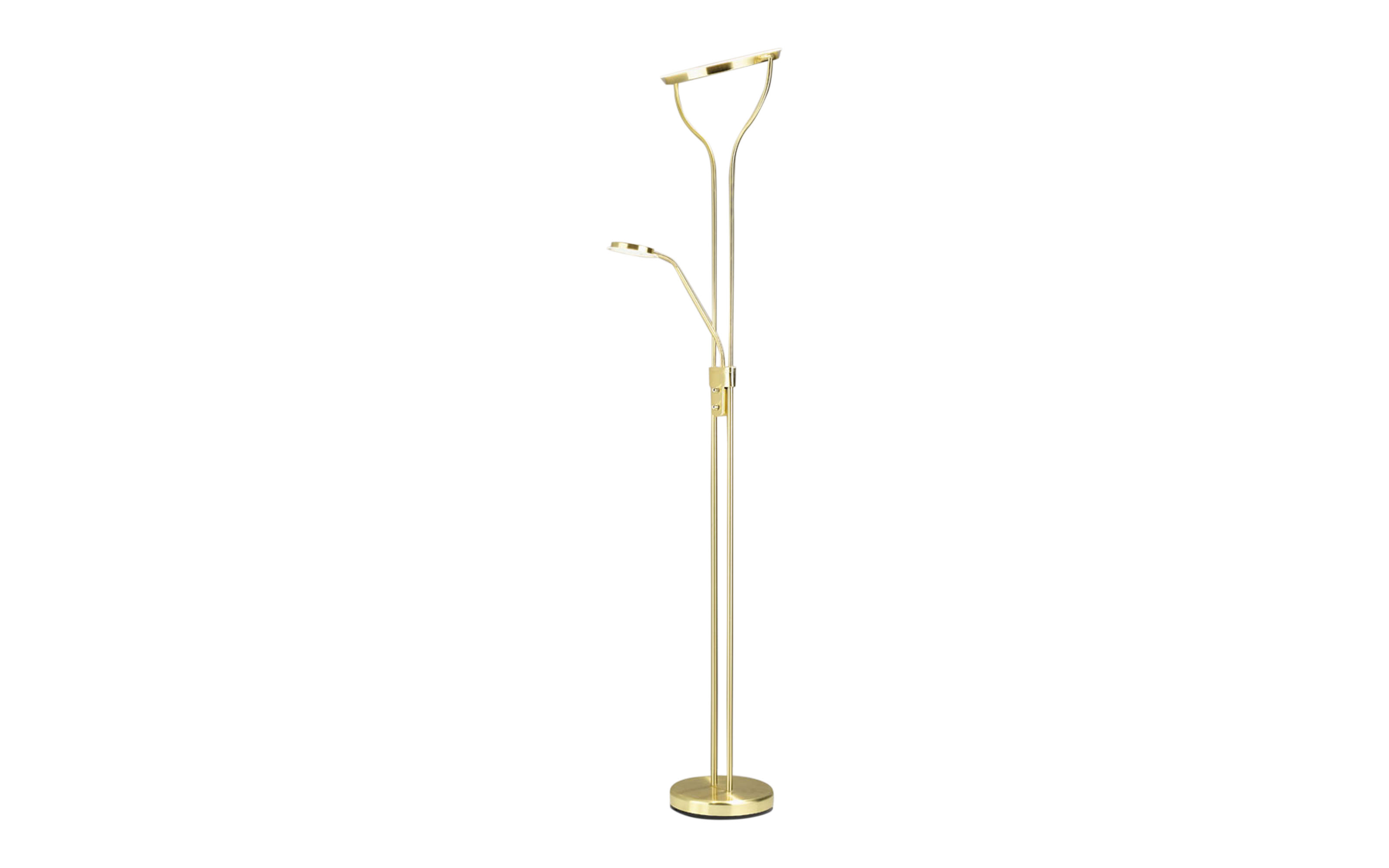 LED-Standleuchte Seattle in goldfarbig, 180 cm