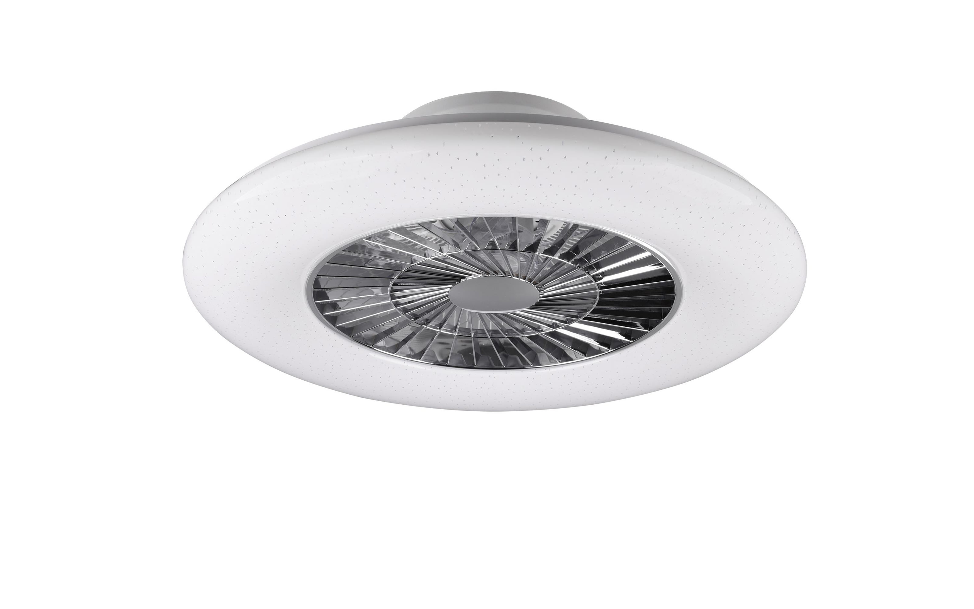 LED-Deckenleuchte/Ventilator Mekka CCT in weiß, 59,5 cm
